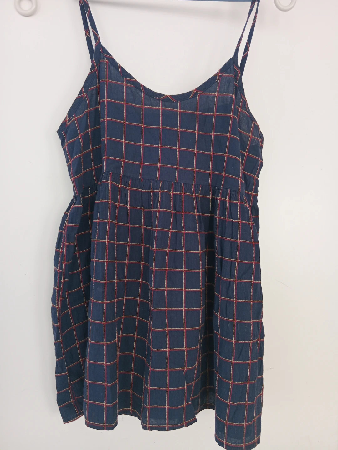 Navy and Red Plaid Sundress - photo 2