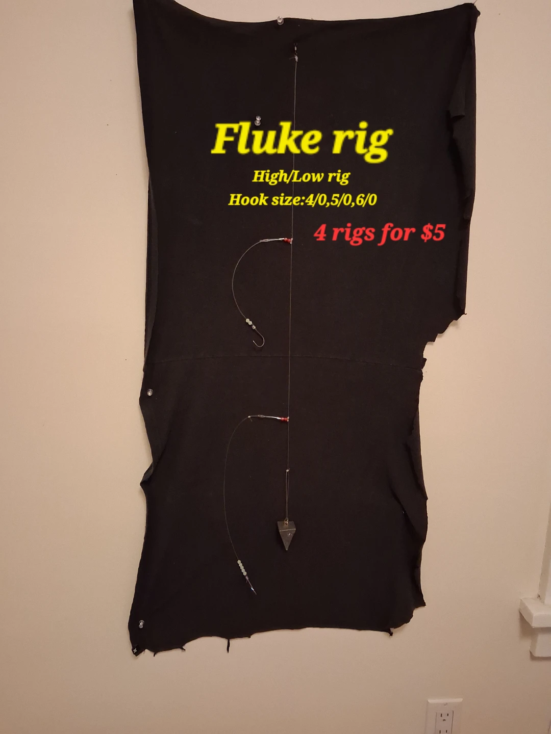 Fluke fishing rig