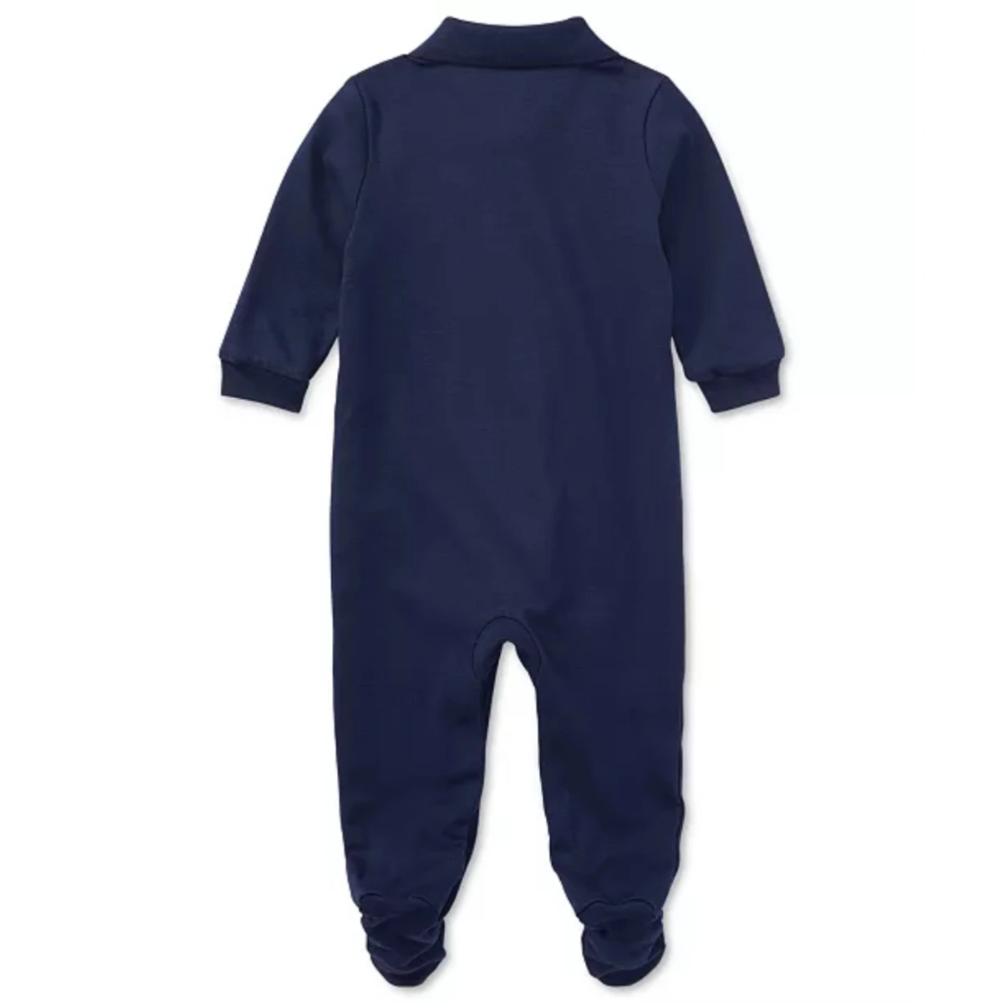 Ralph Lauren Baby Navy Polo Romper with Bear - 9M - photo 2