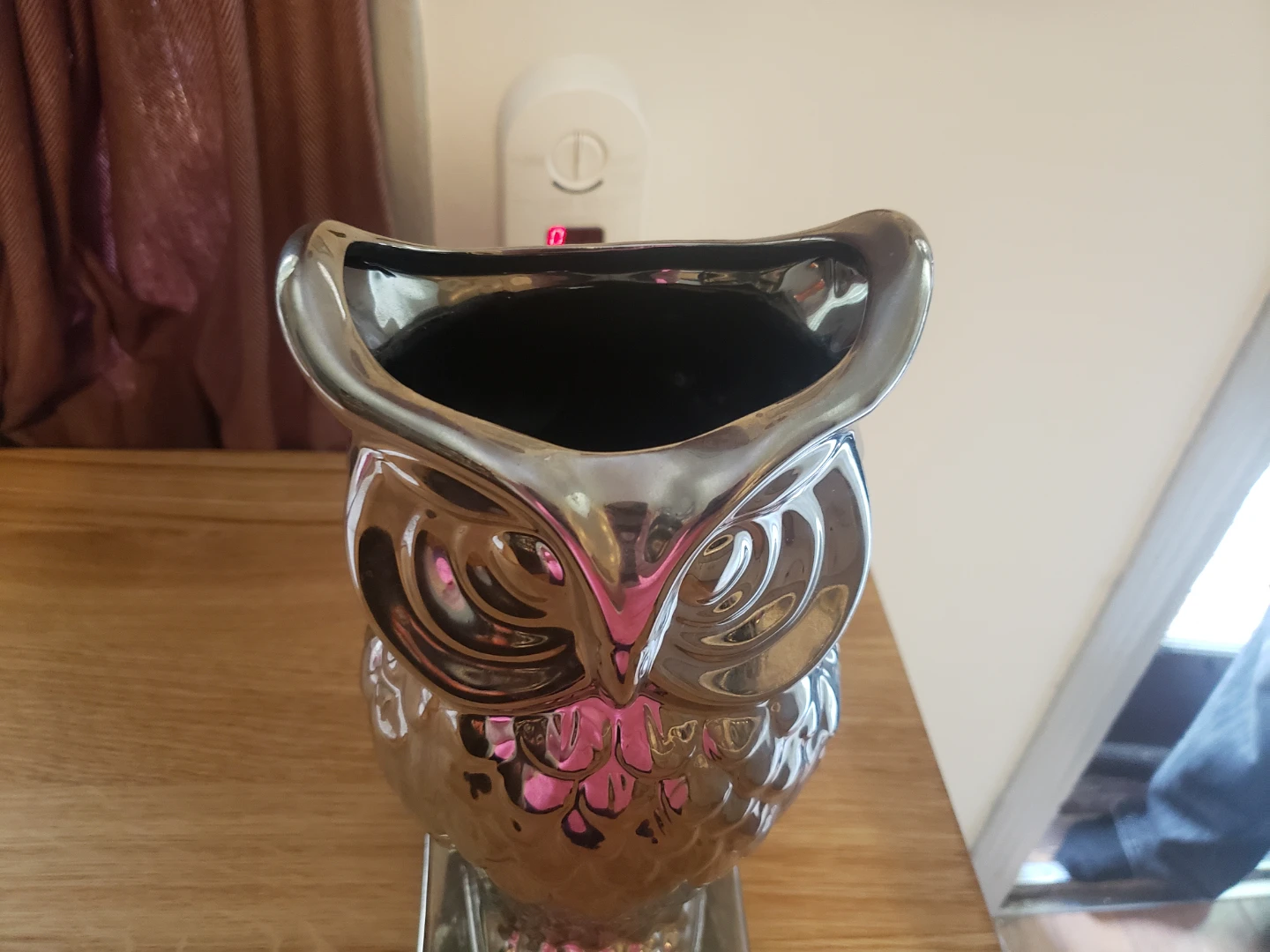 Pretty owl vase 12 inch tall - photo 3