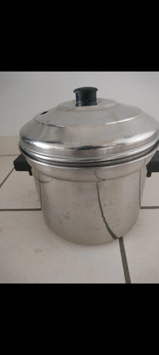 Stainless Steel Idli Cooker with 6 Plates