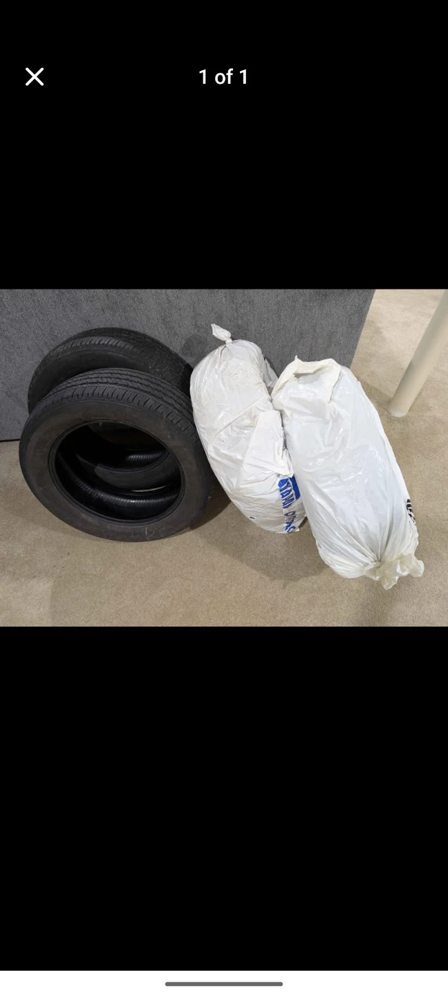 4 Tires Set of the Hyundai civic