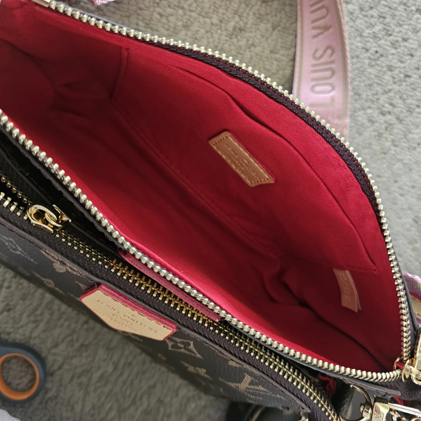 Louis Vuitton Multi-Pochette Accessoires Pink Strap - photo 2