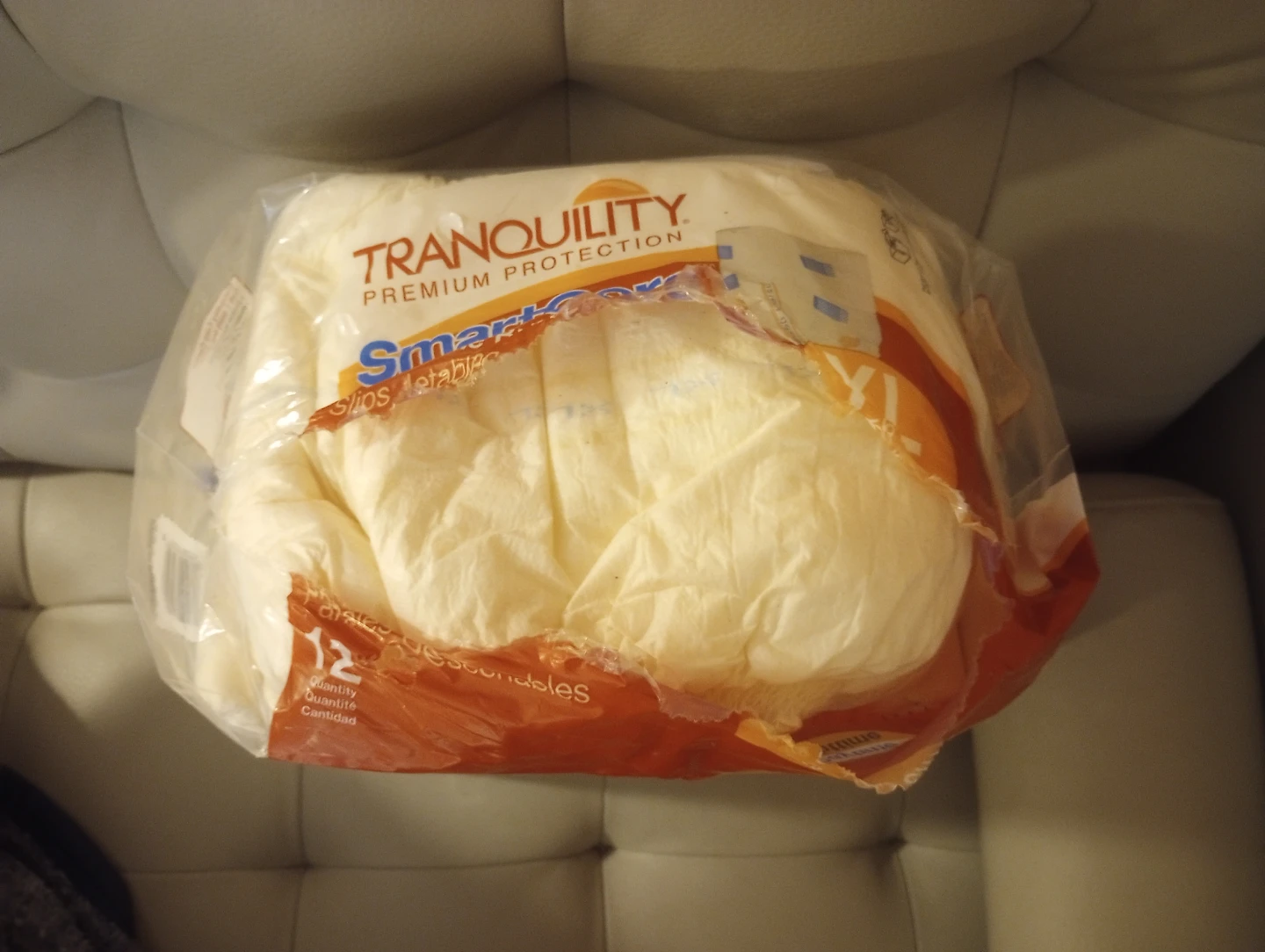Opened Pack of 12 XL Adult Diapers - photo 3