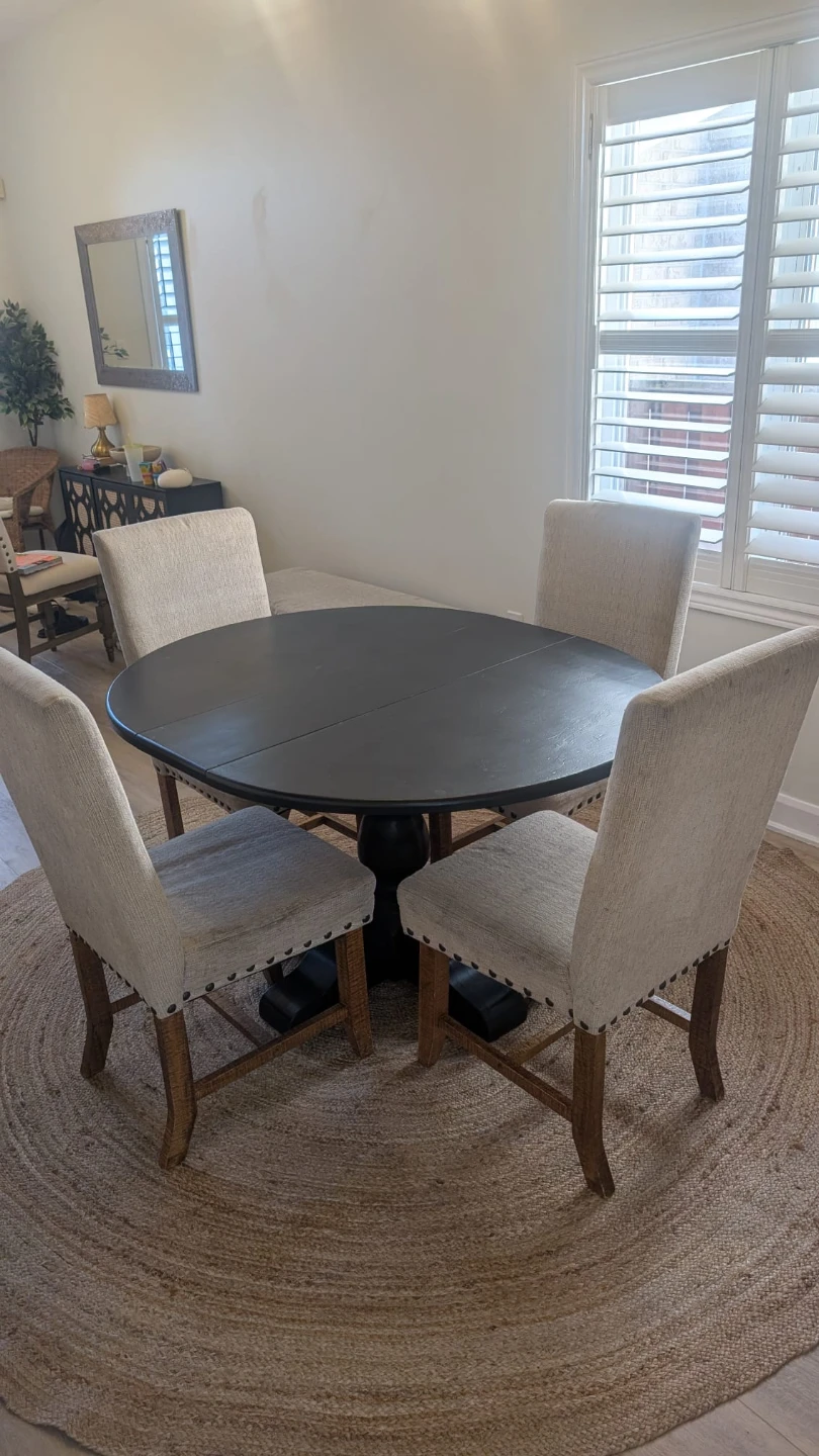 Dining Table Set with 4 Chairs