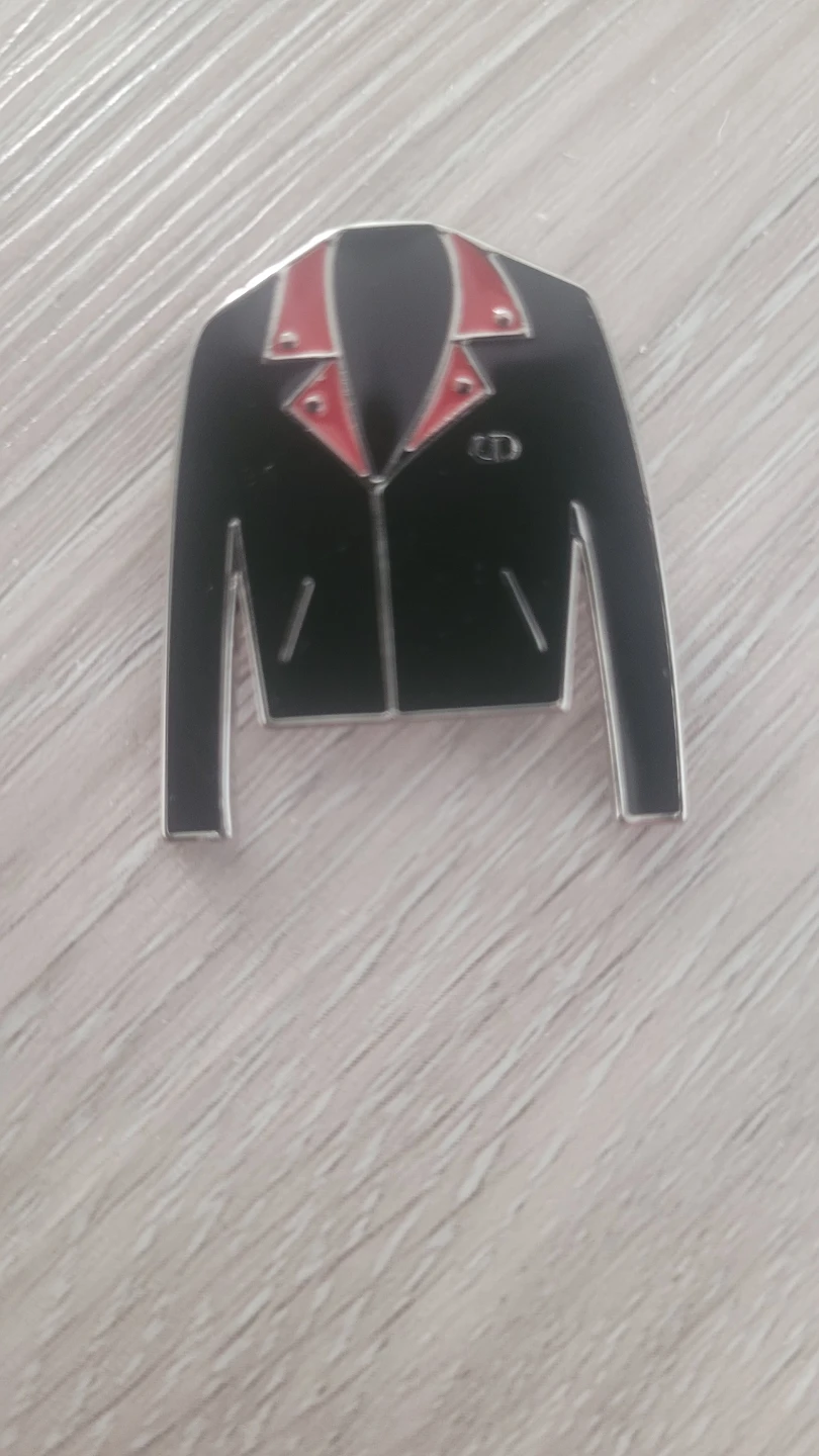 Black Jacket Lapel Pin