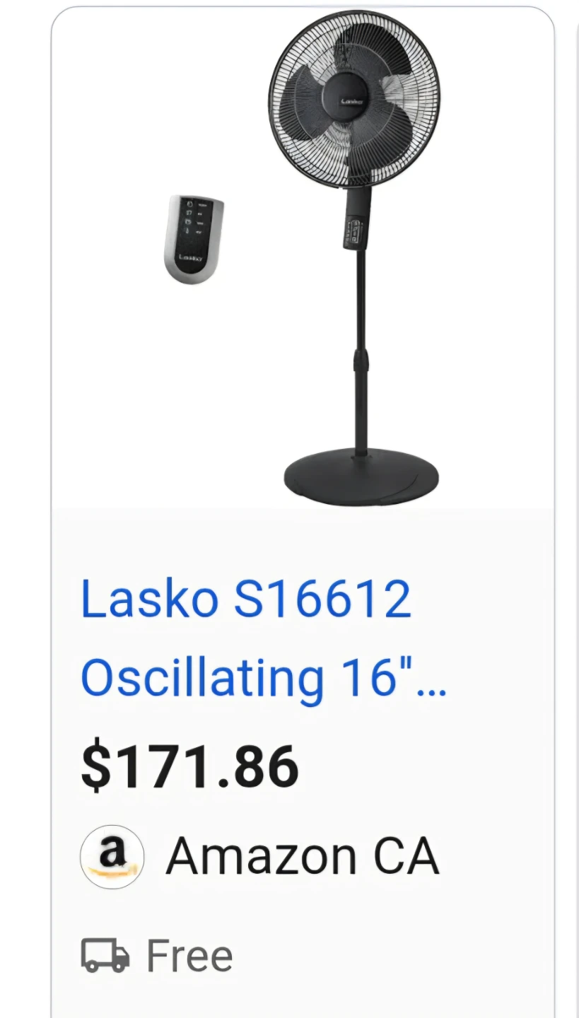 Portable Air Conditioner➕️lasko fan ‼️(moving out sale) - photo 3