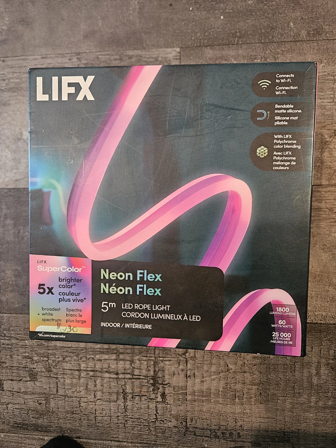 Brand New LIFX Neon Flex 5m LED Rope Light
