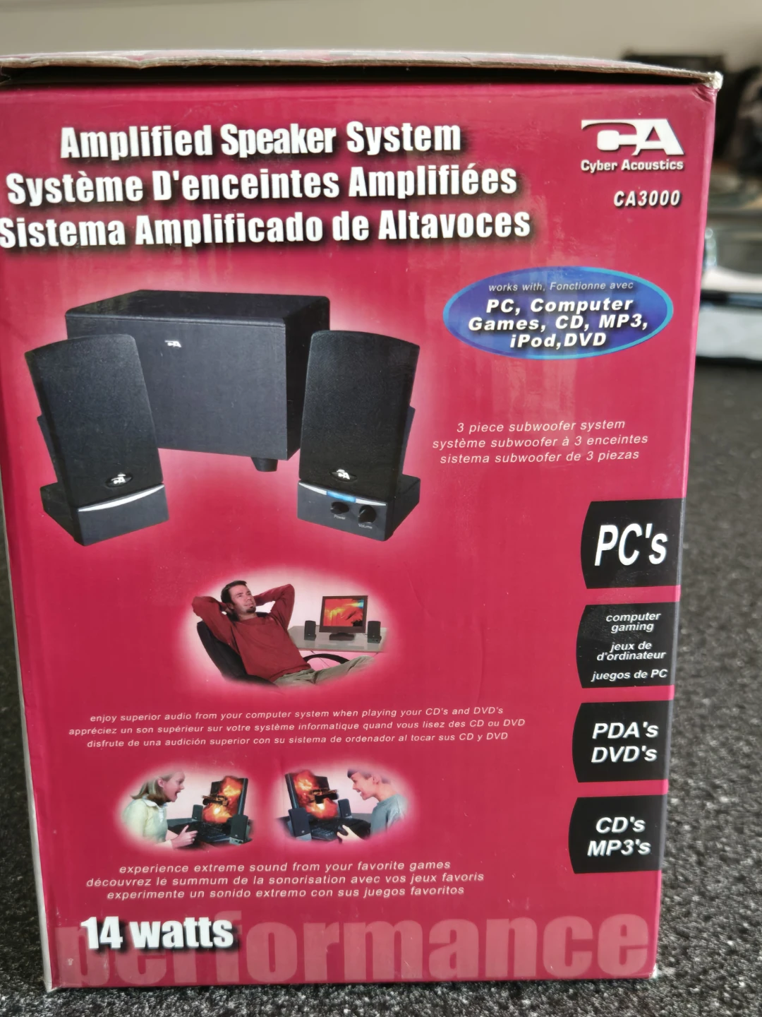 Cyber Acoustics CA-3000 3-Piece Amplified Speaker System - photo 4