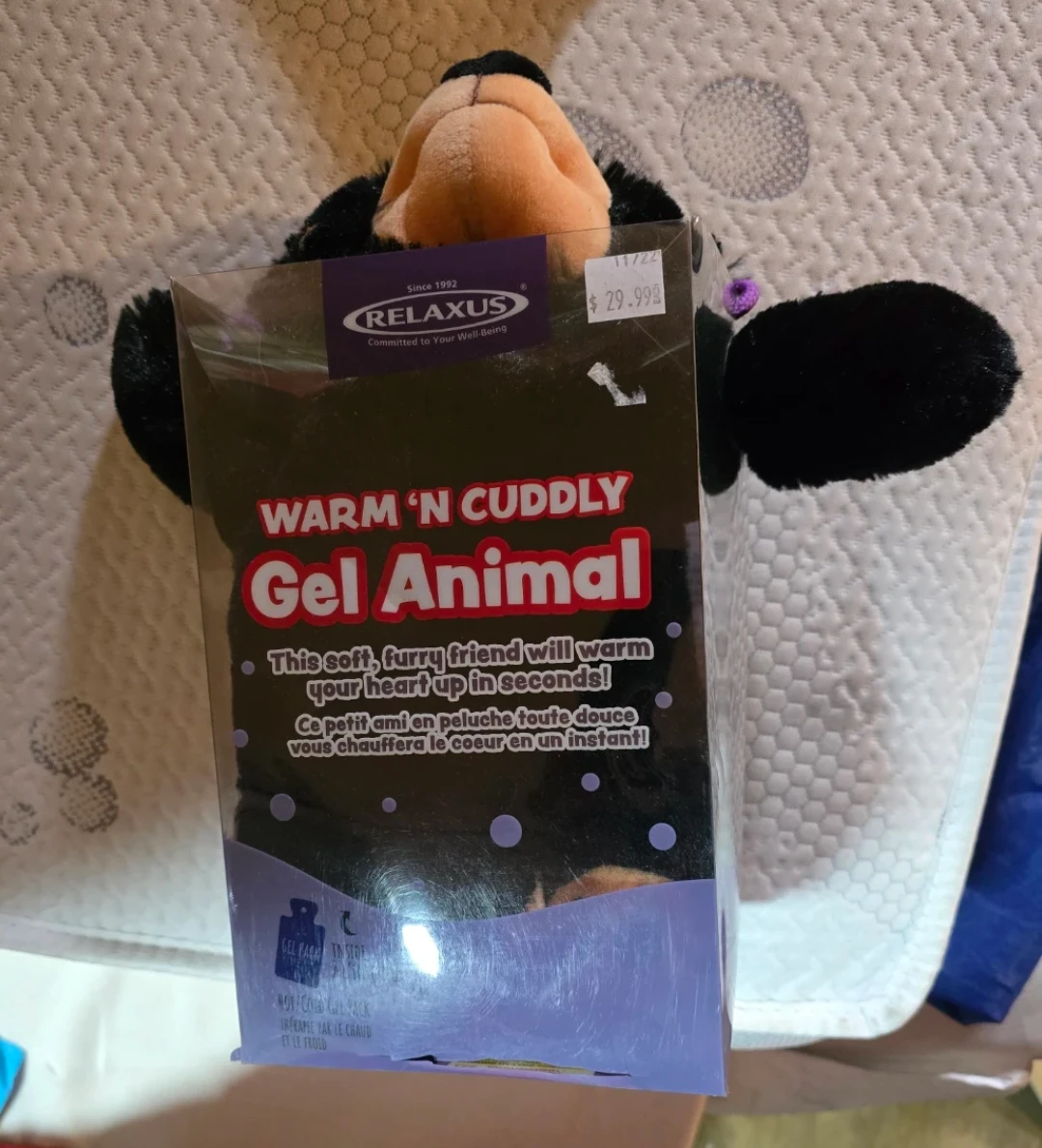 Relaxus Warm 'n Cuddly Gel Animal