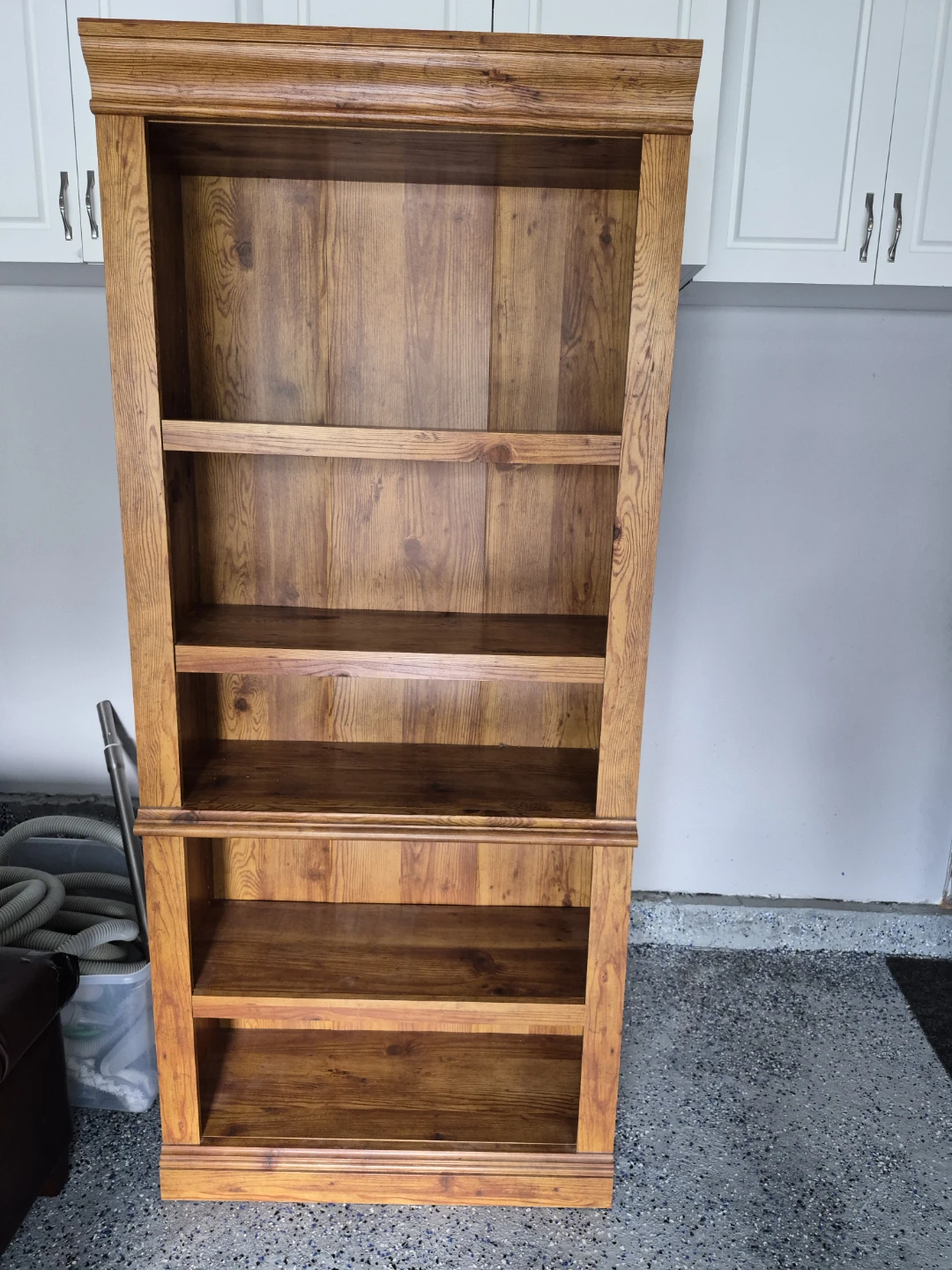 Wooden Bookcase with 6 Shelves