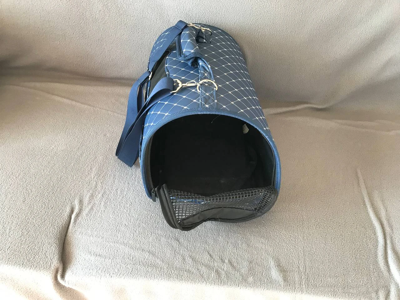 Blue Quilted Pet Carrier - photo 4