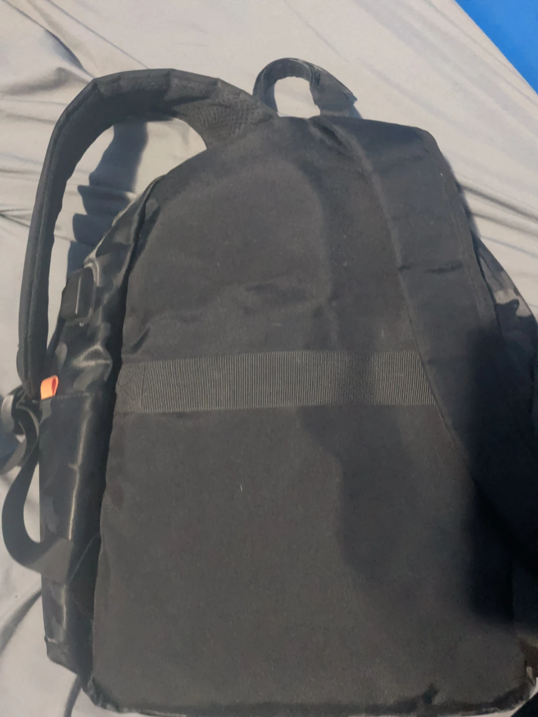 Camo Backpack with Orange Accents - photo 3