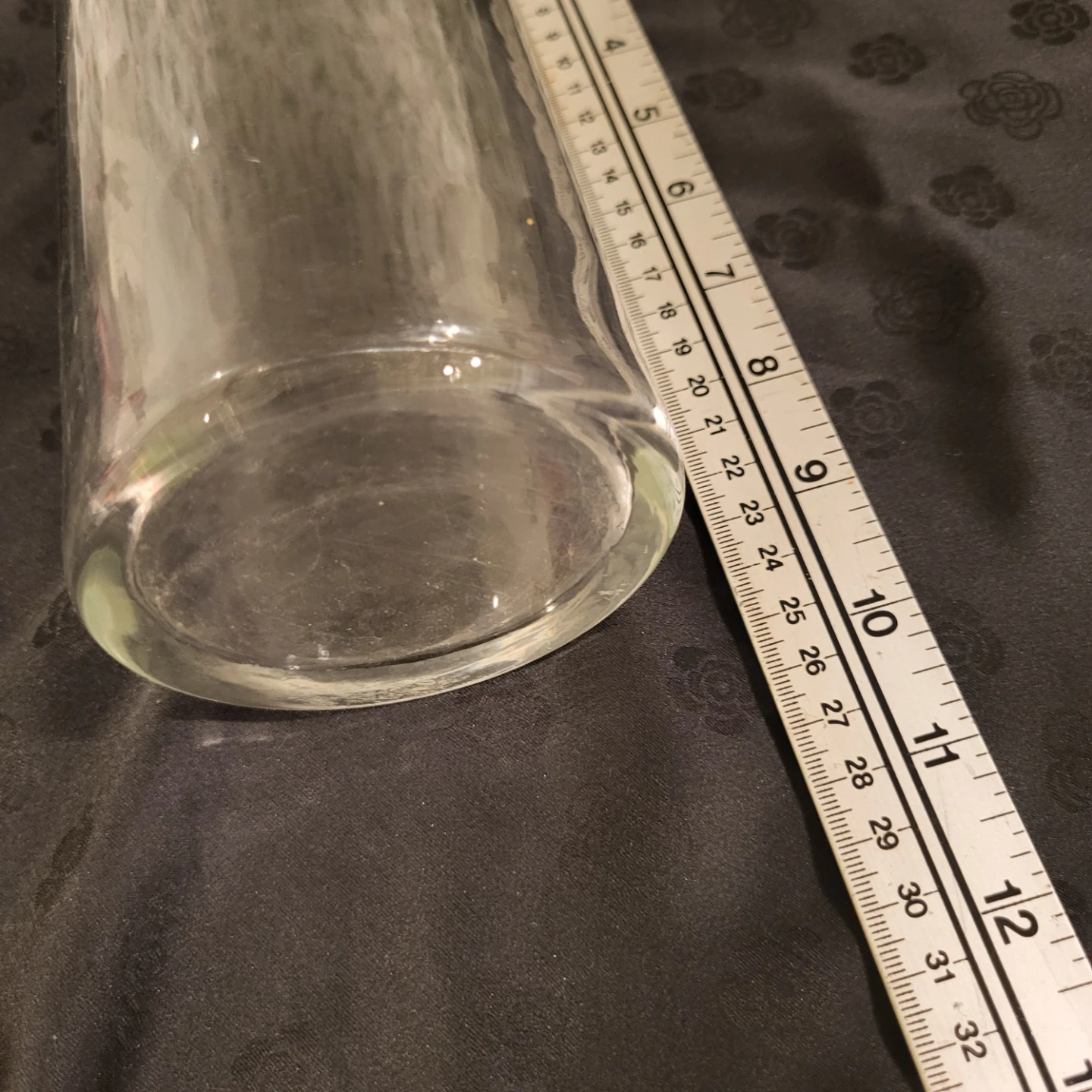 Clear Glass Cylinder Vase - photo 2