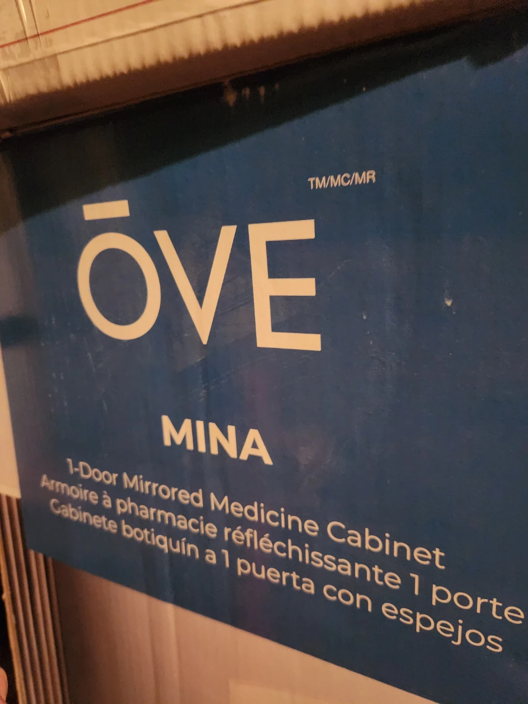 Ove Mina 1-Door Mirrored Medicine Cabinet - photo 3