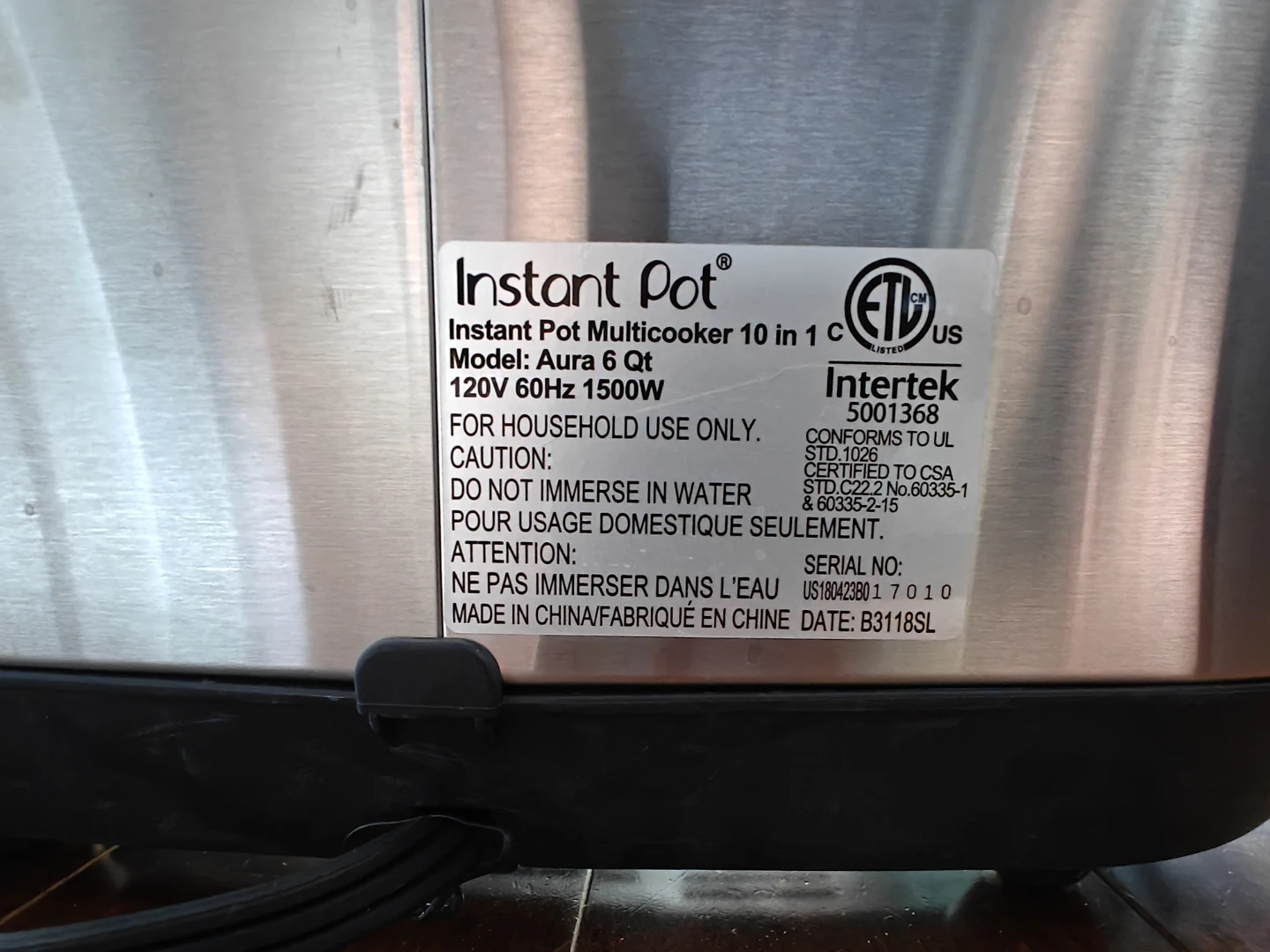 Instant Pot Aura - photo 3