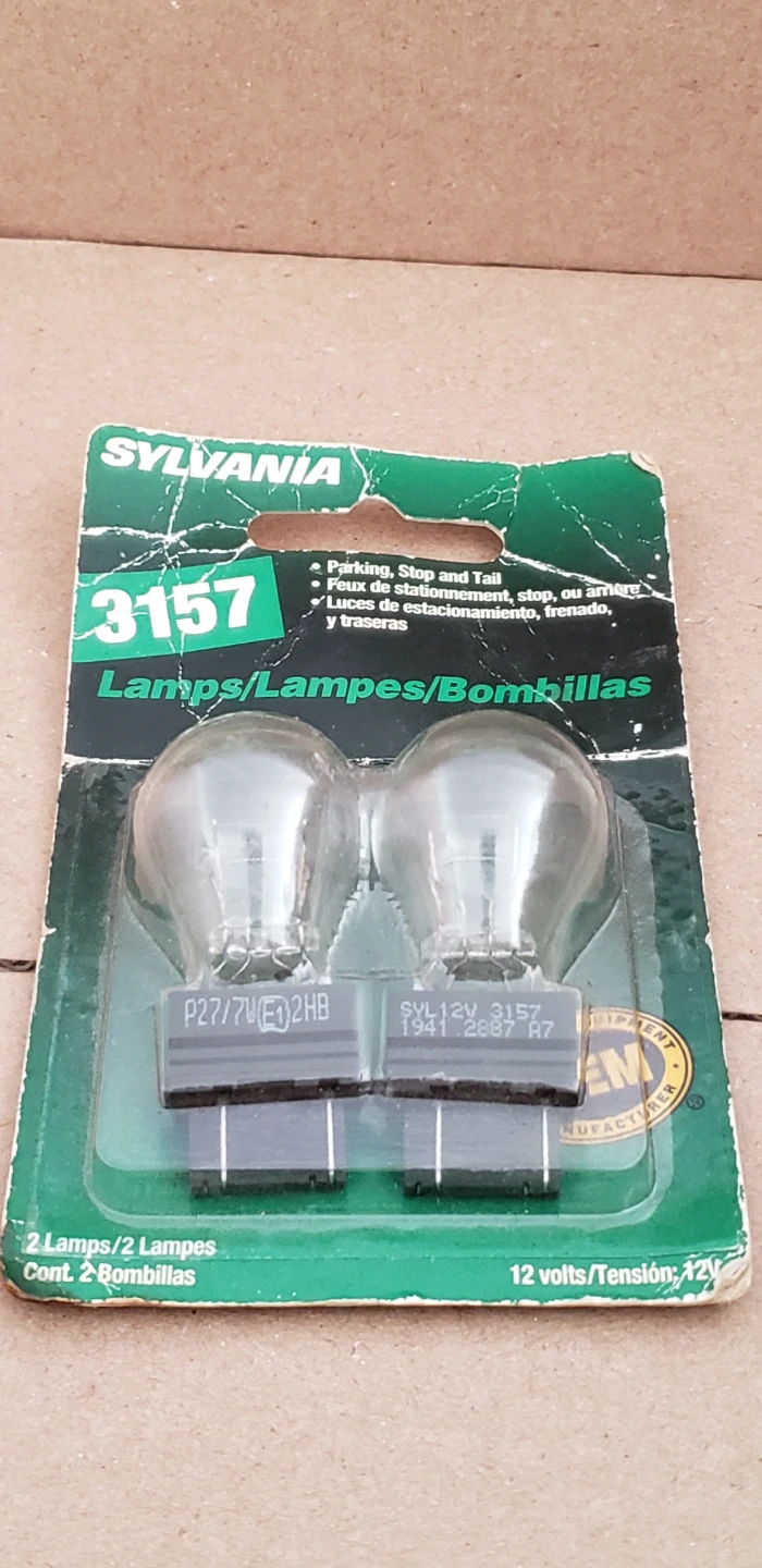 Sylvania 3157 BP Vehicle Lamps 2 Pack