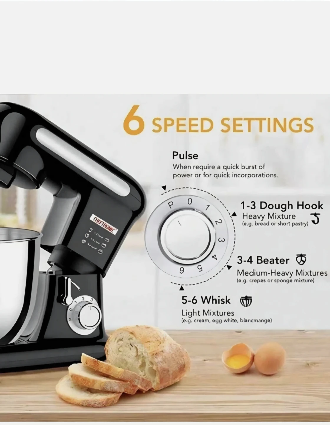CHEFTRONIC Kitchen Machine SM-C01 Stand Mixer - photo 4