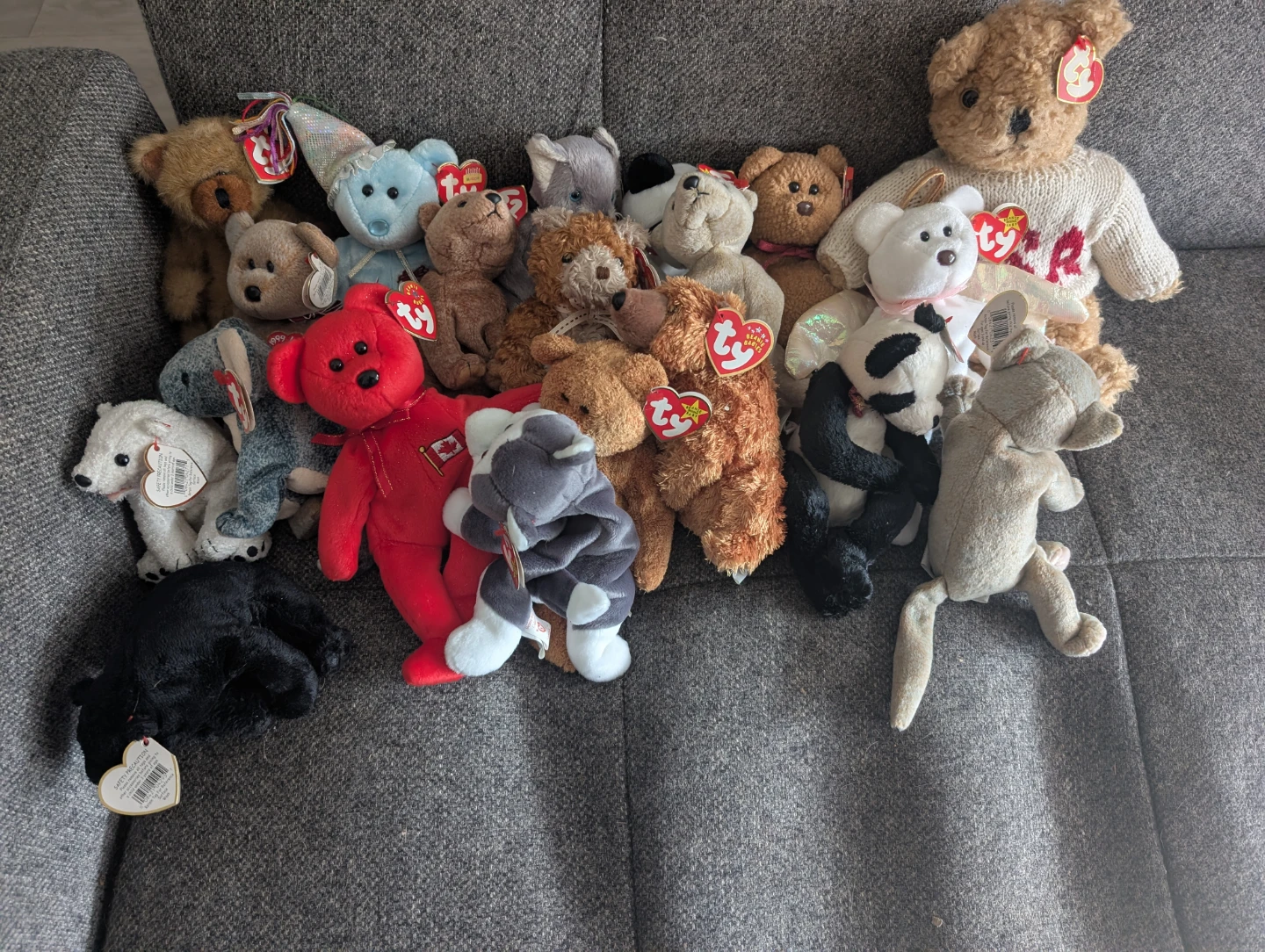 Assorted Ty Beanie Babies Plush Toys