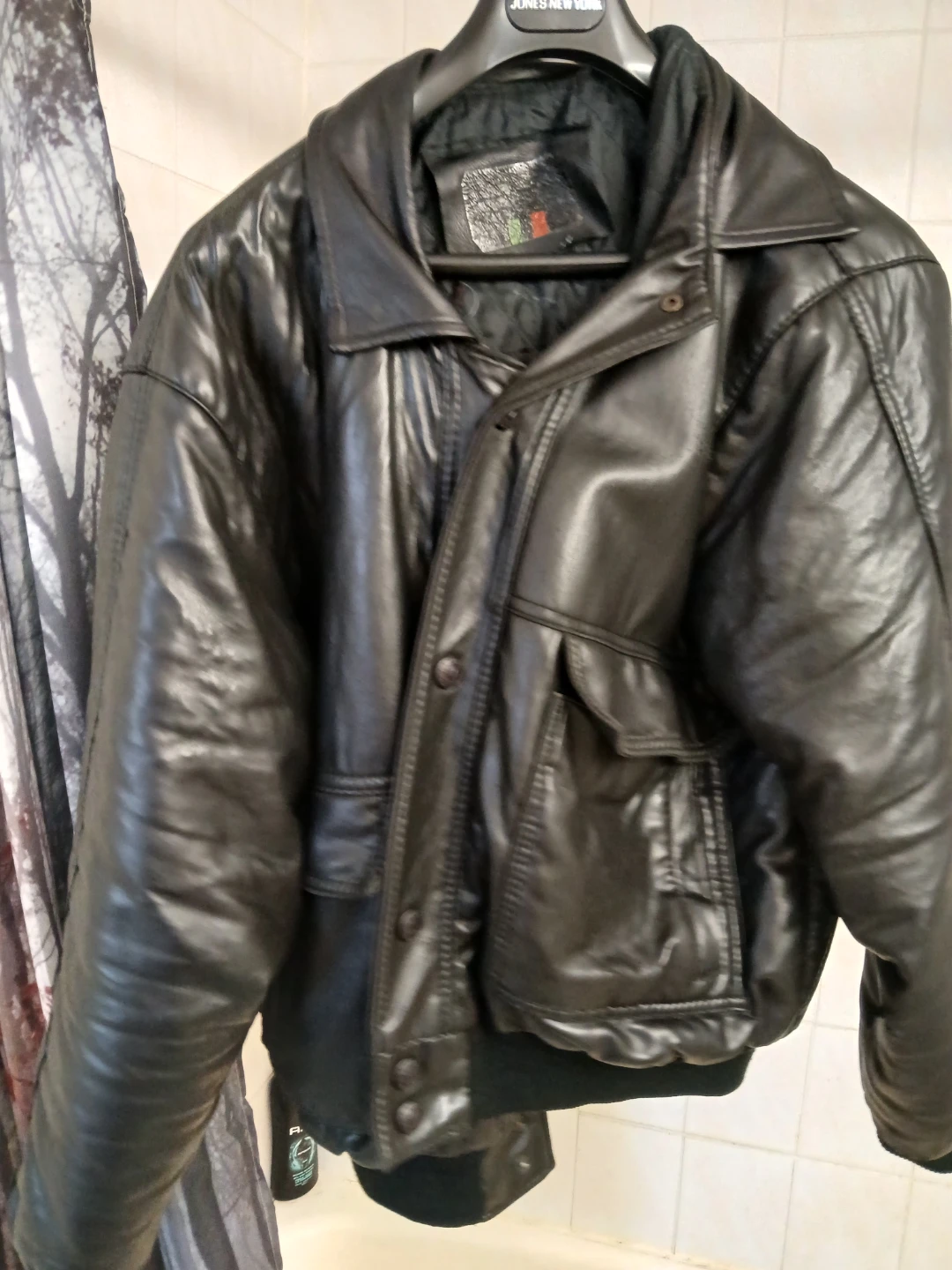 Valentino 100% genuine leather varsity style jacket XL - photo 2
