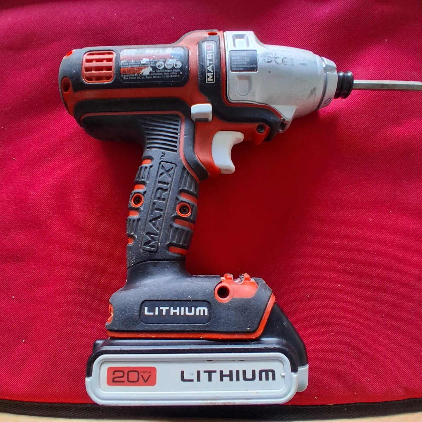 Black & Decker Matrix 20V Impact Driver - photo 3