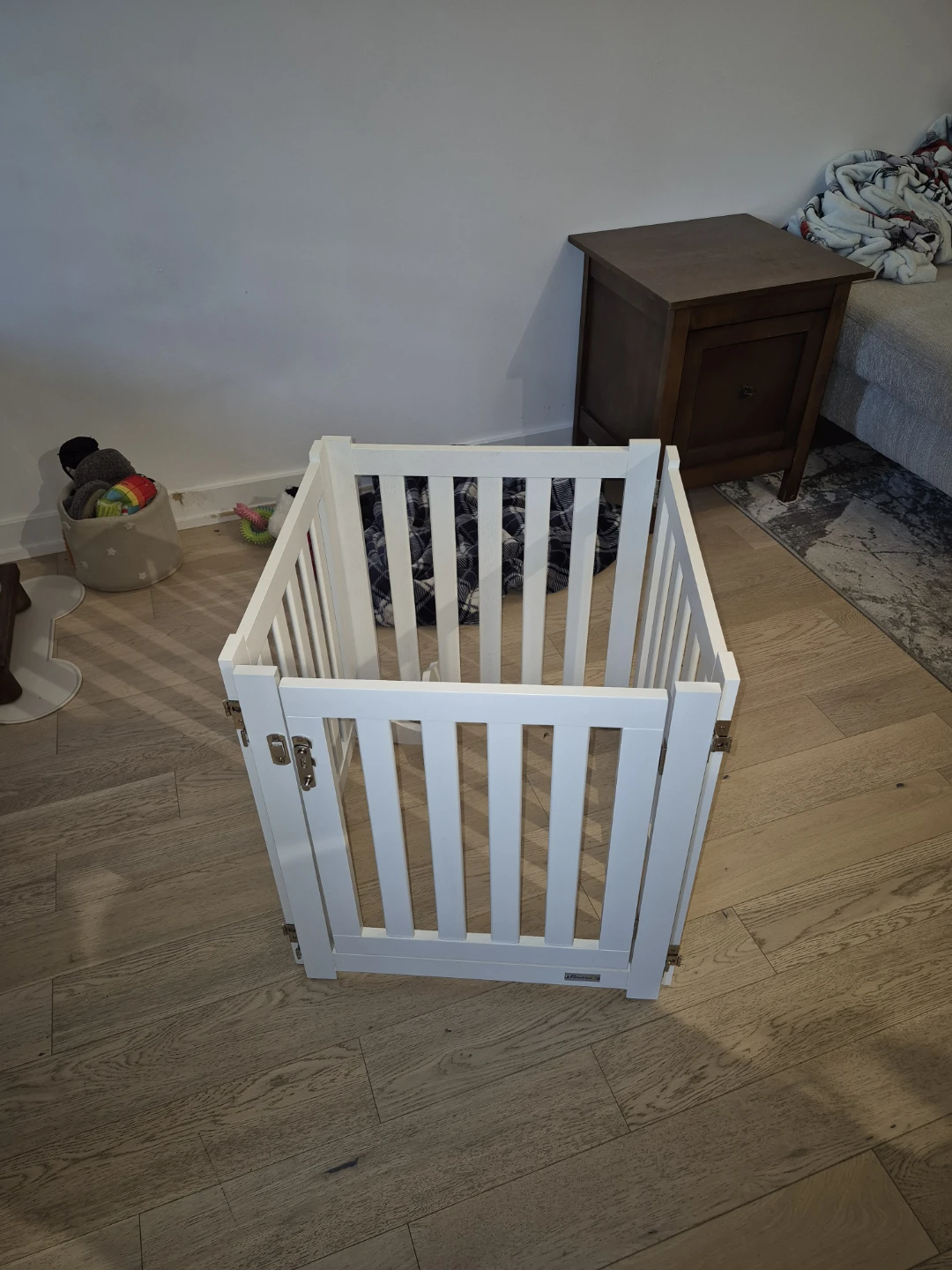 White Foldable Dog Playpen Gate for Small/MediumDogs - photo 5