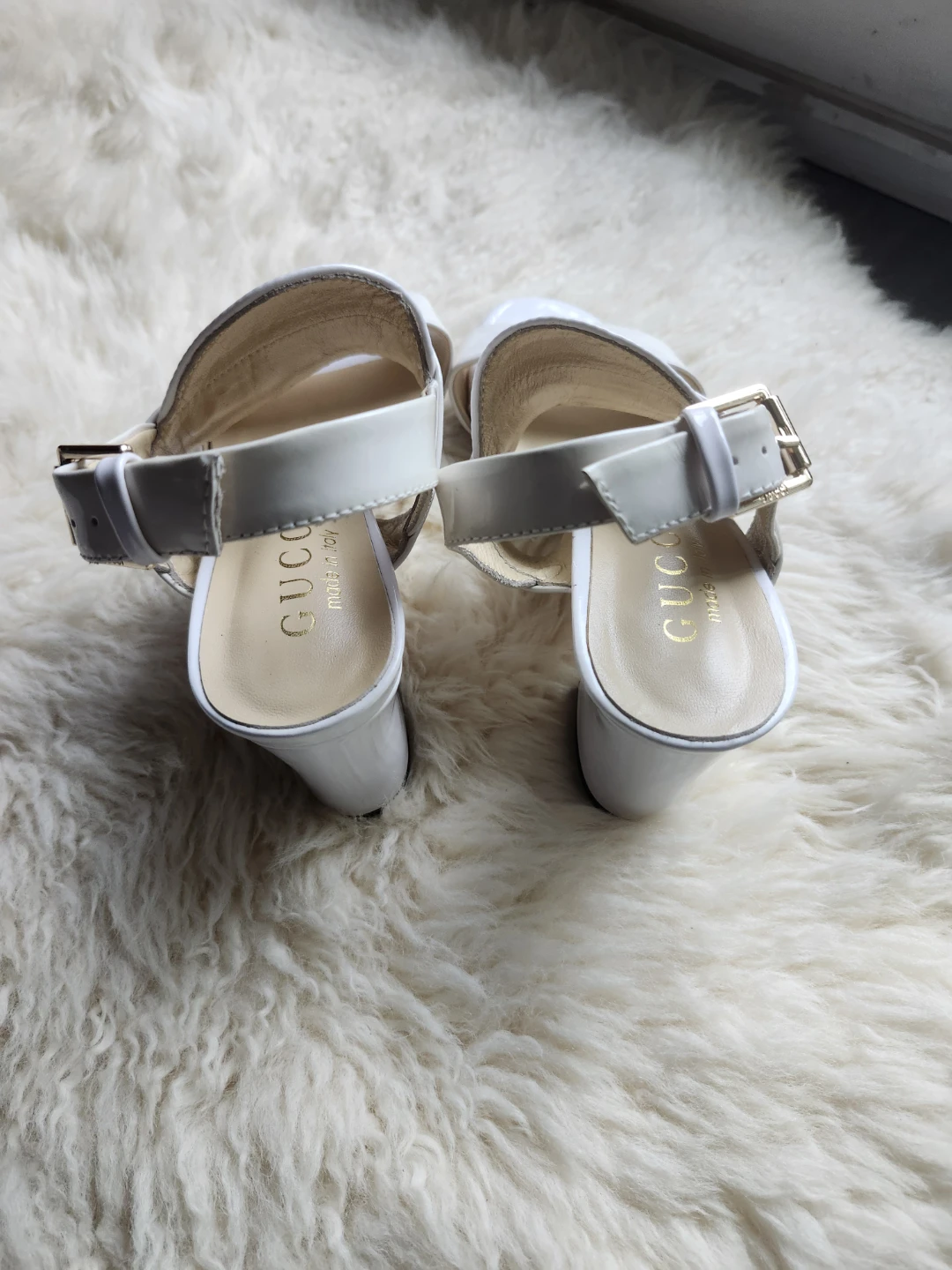 GUCCI LADIES SHOES CREAM S38 WITH HEELS - photo 3