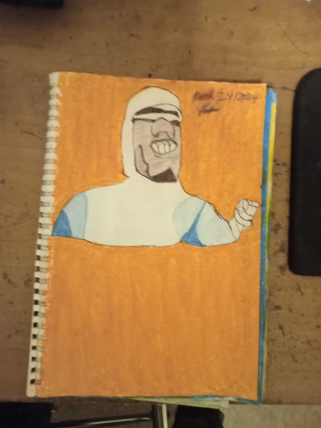 ICEMAN WITH ORANGE BACKGROUND BY CUSTOM ARTIST SHERWIN - photo 2