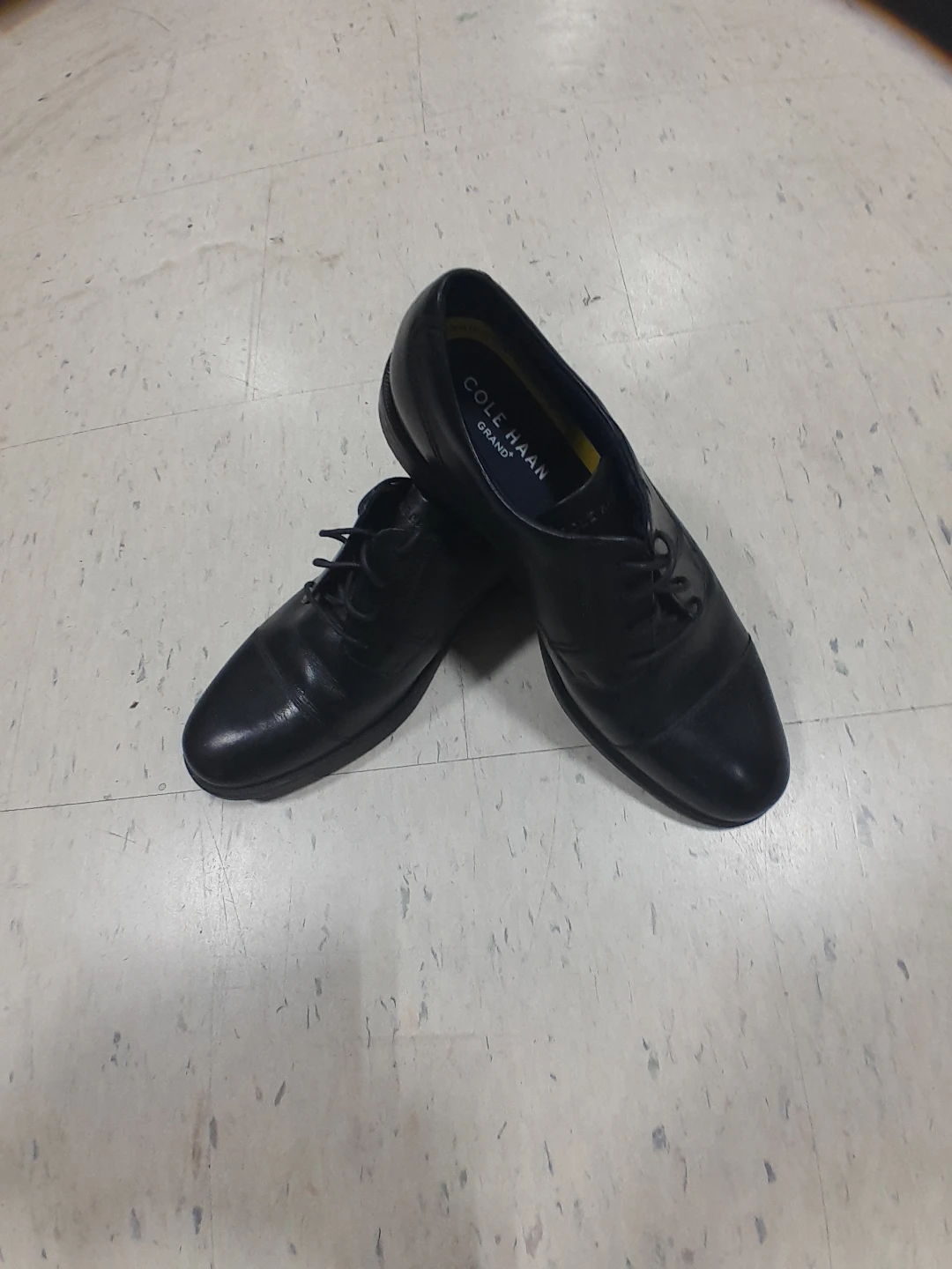 Cole Haan Grand Series Black Leather Dress Shoes Men's Size 10.5 - photo 3