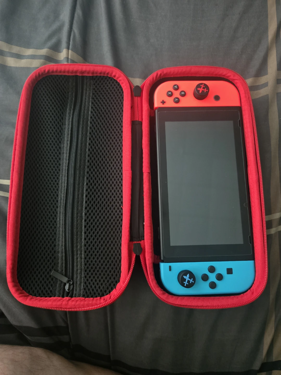 Nintendo Switch Console with Red Carrying Case - photo 2