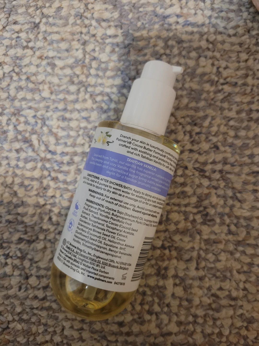 Palmer's Cocoa Butter Tahitian Vanilla Body Oil - photo 2