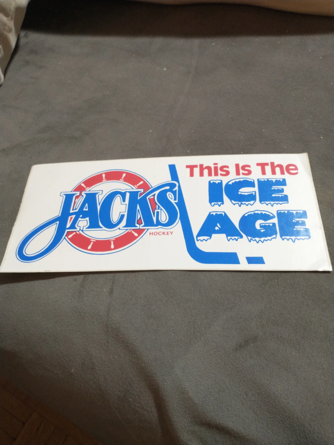 1980s AHL Baltimore Skipjacks 9" Hockey Bumper Sticker
