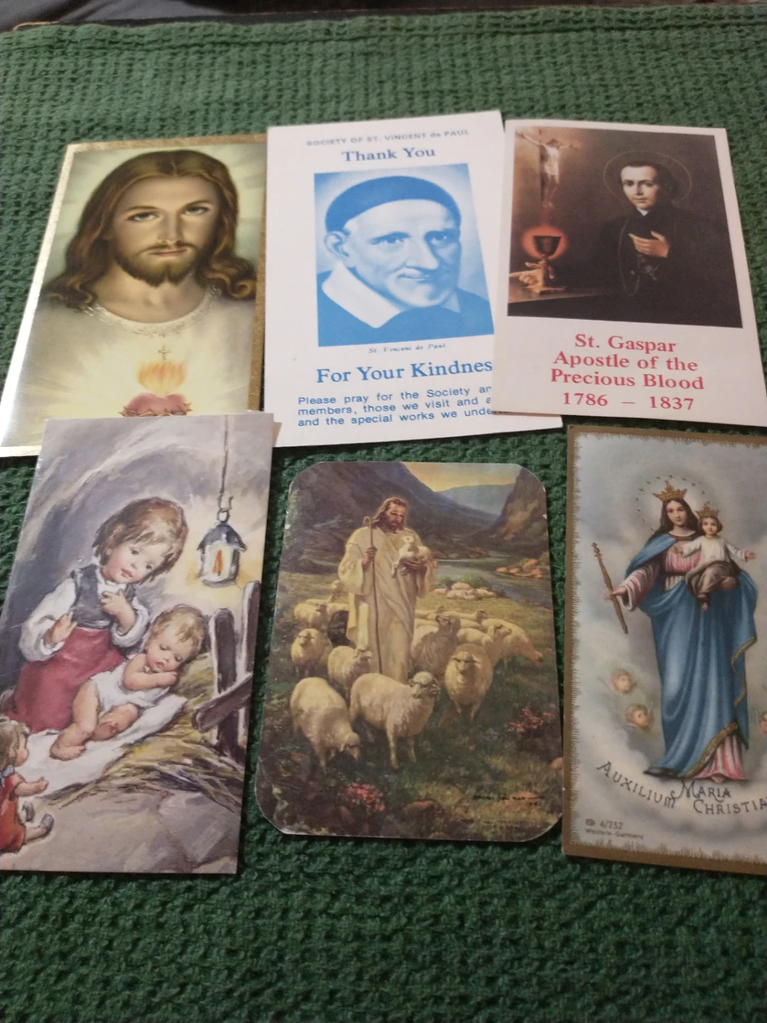 Vintage Religious Prayer Cards and Seals - photo 4