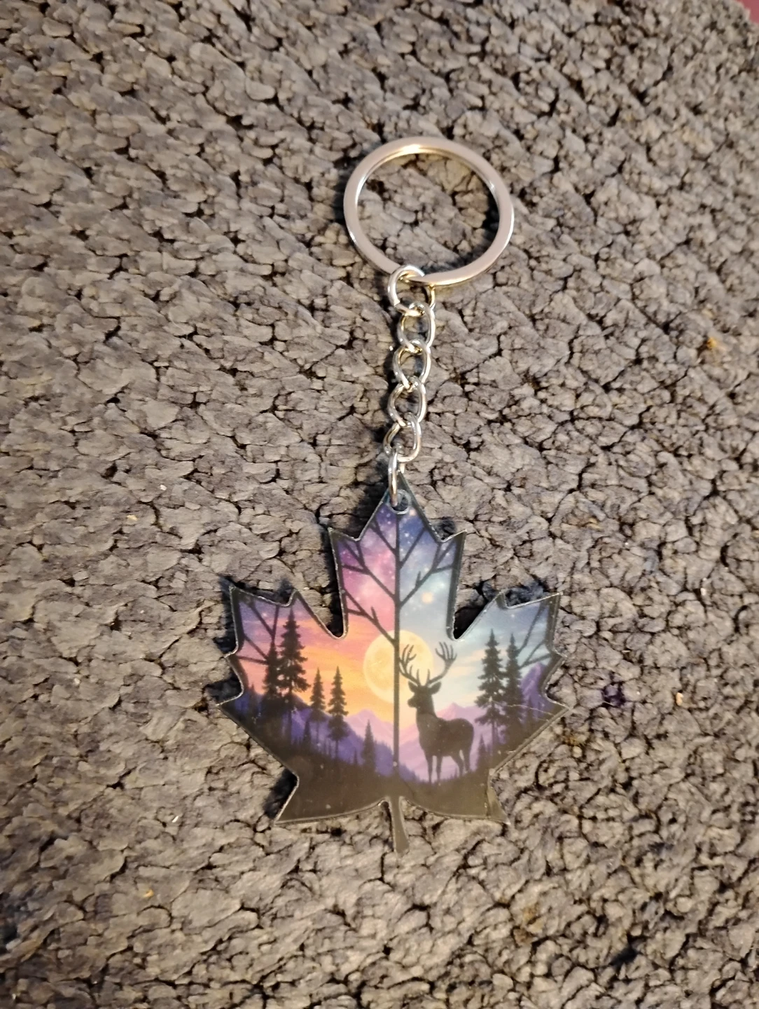 Maple Leaf Keychain - photo 2