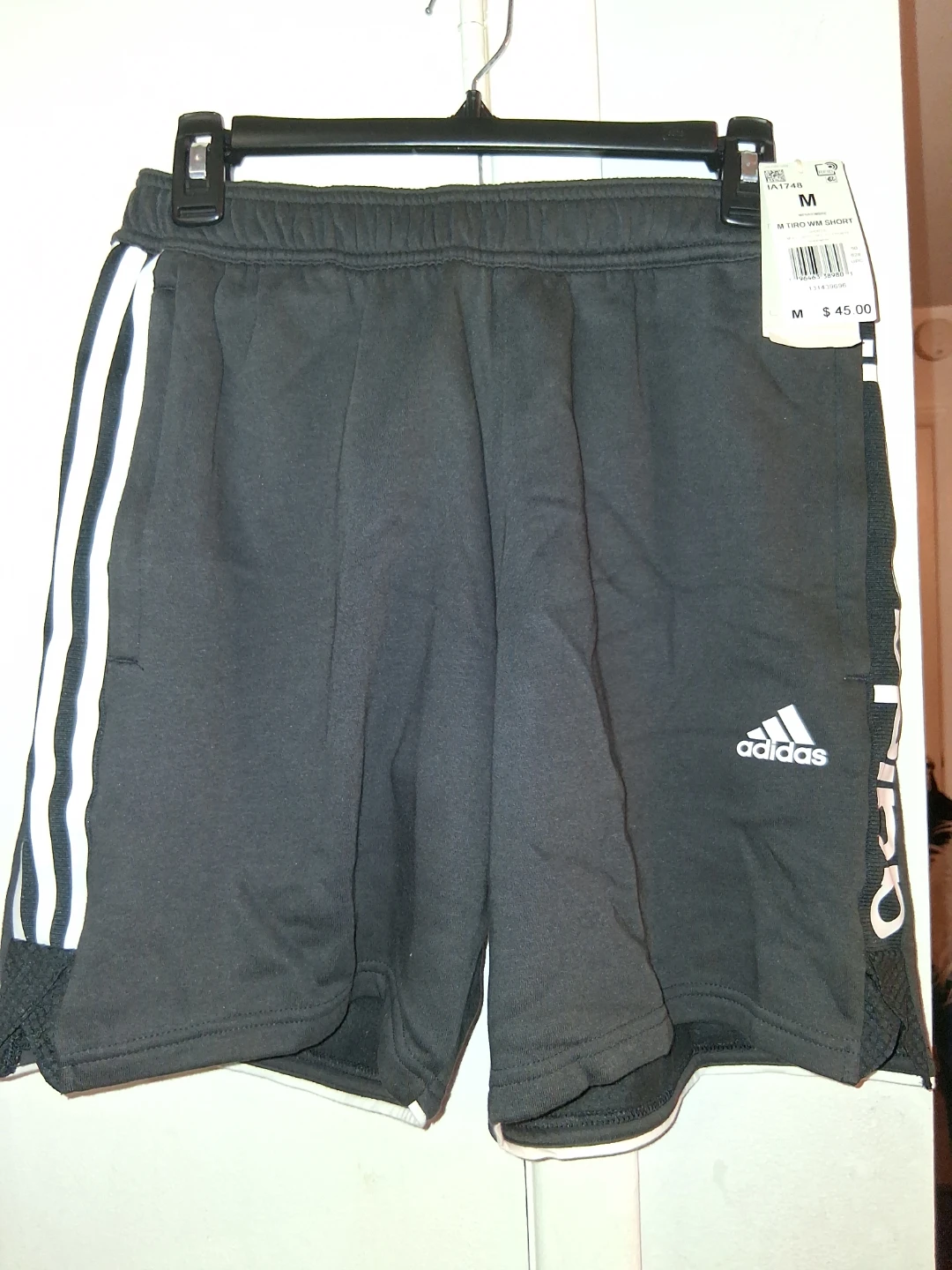 Adidas M Tiro WM Shorts Black/White Size M