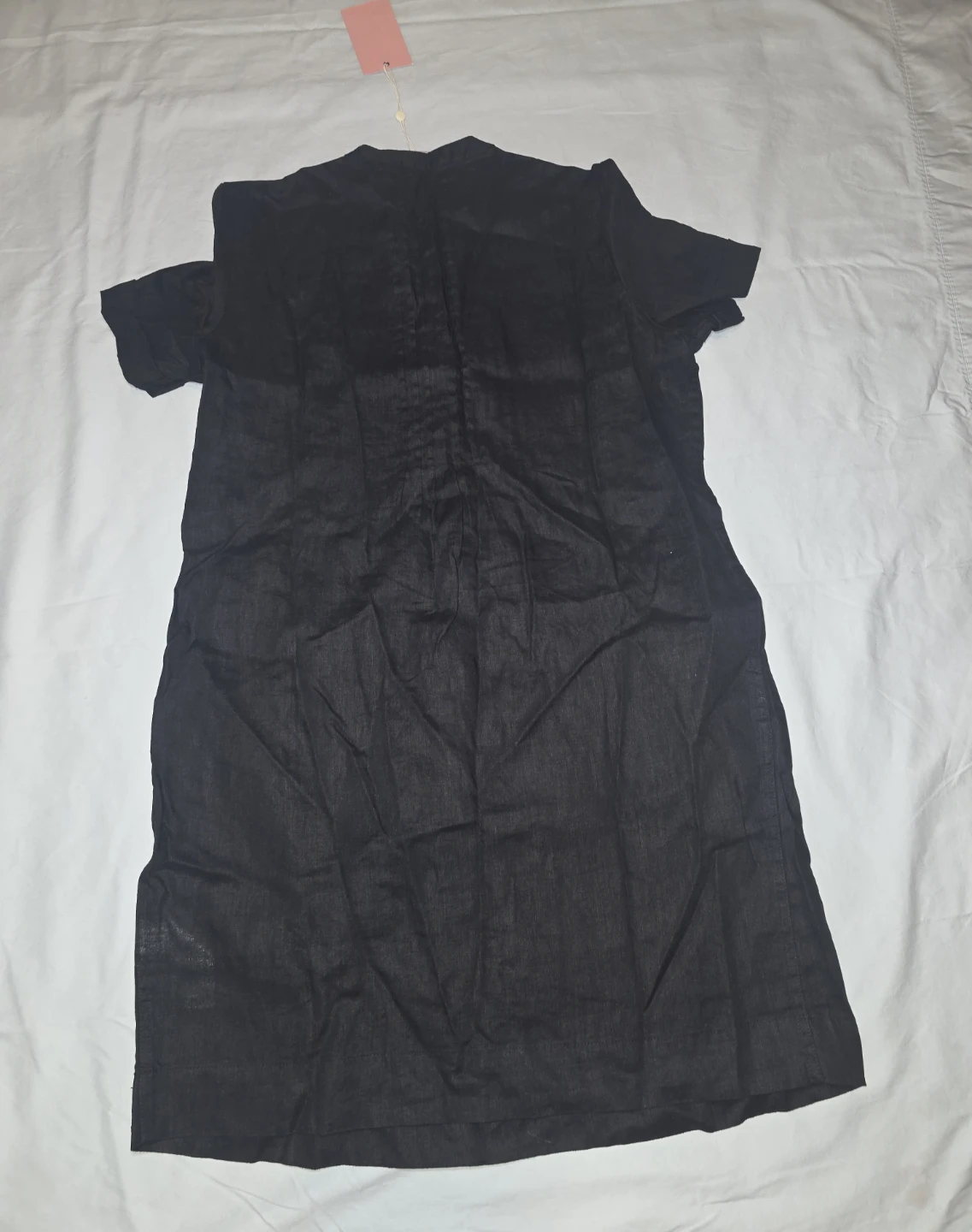 Dwell Black Linen Blend Midi Dress - photo 3