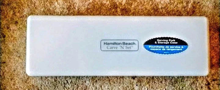 Hamilton Beach Carve 'N Set Electric Knife with Storage Case - photo 3