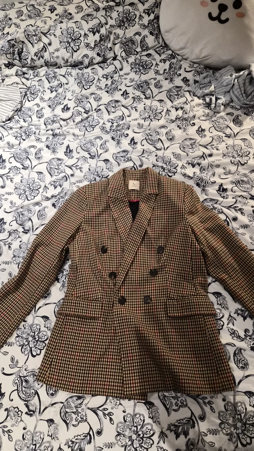 Tweed Double-Breasted Blazer