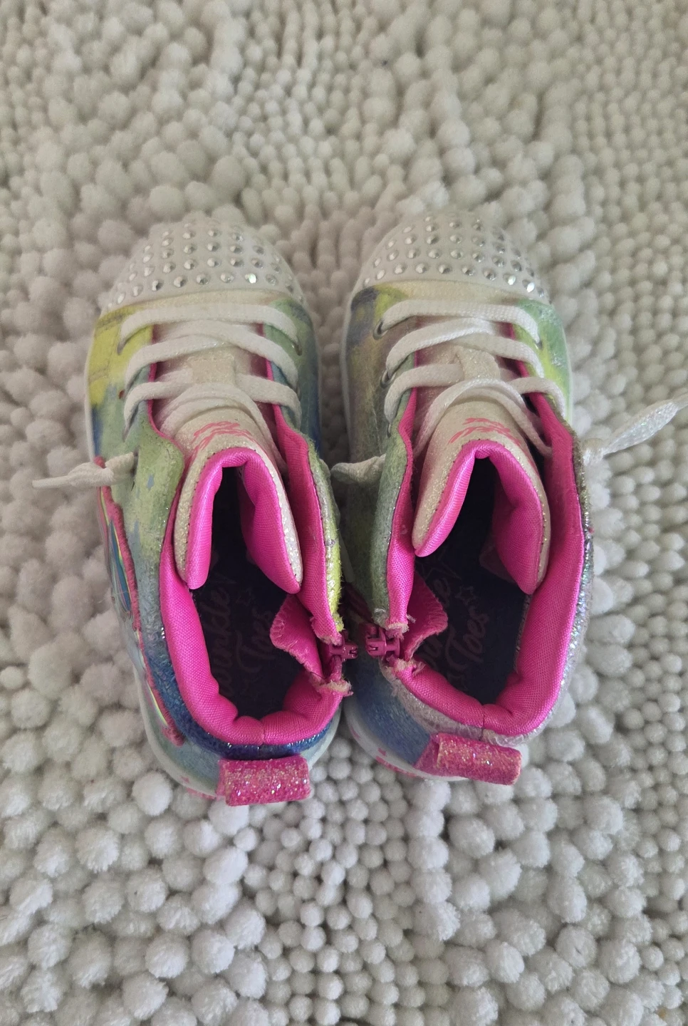 Skechers Twinkle Toes Unicorn High-Top Sneakers