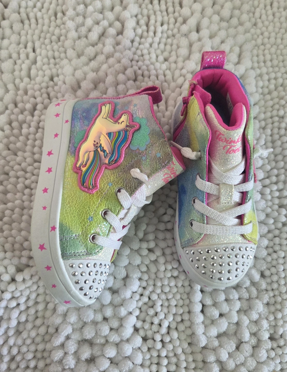 Skechers Twinkle Toes Unicorn High-Top Sneakers - photo 3