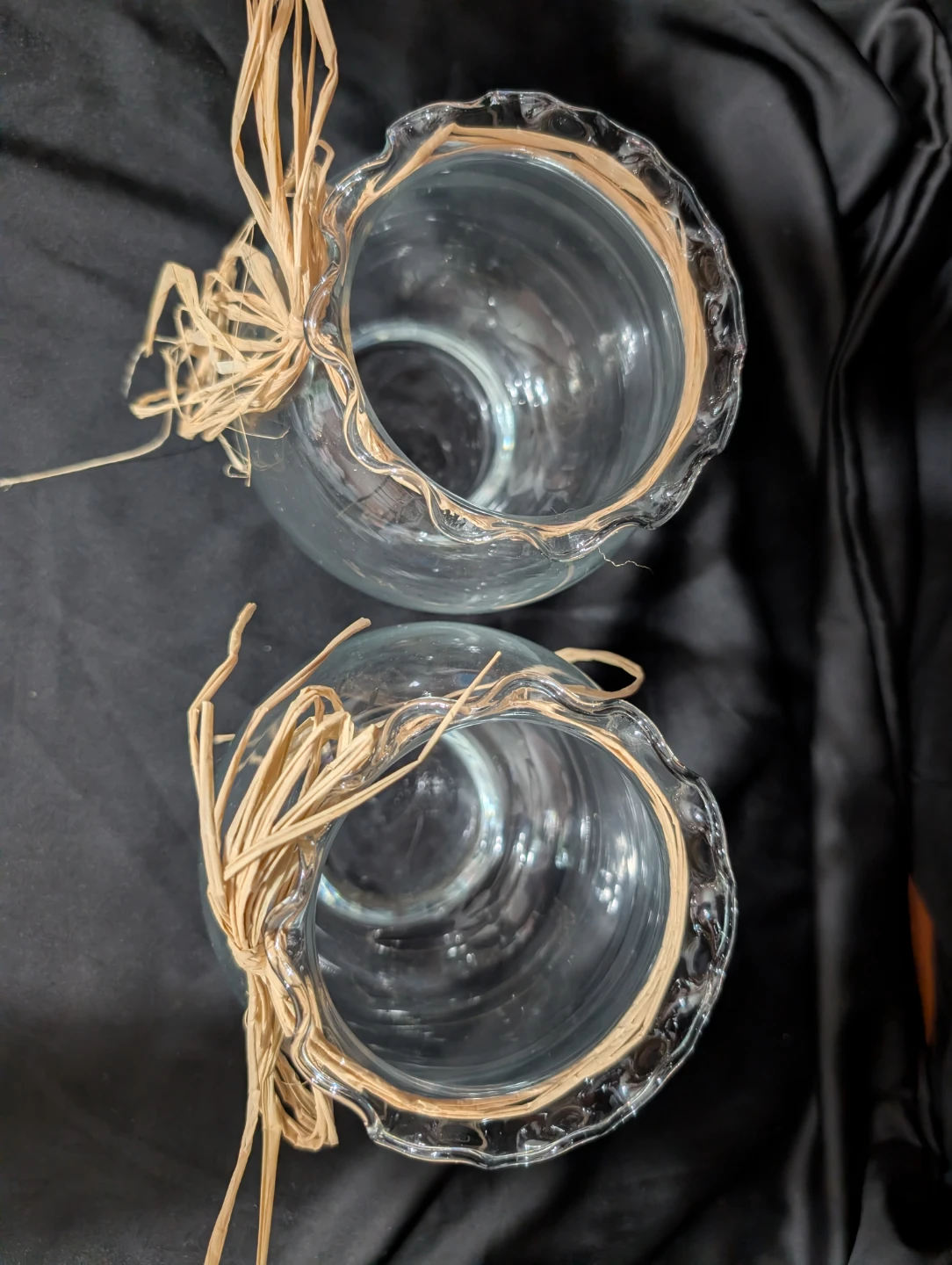 Set of 7 Clear Glass Vases - photo 3