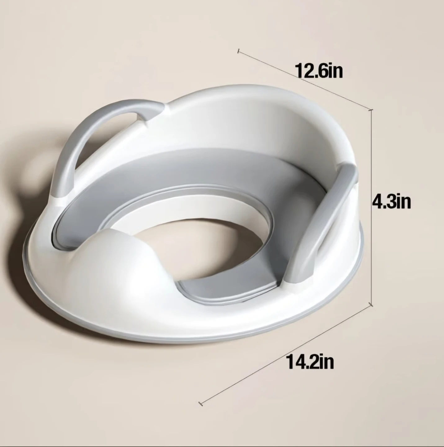 PandaaEar Children's Toilet Seat with Handles and Splash Guard - photo 3