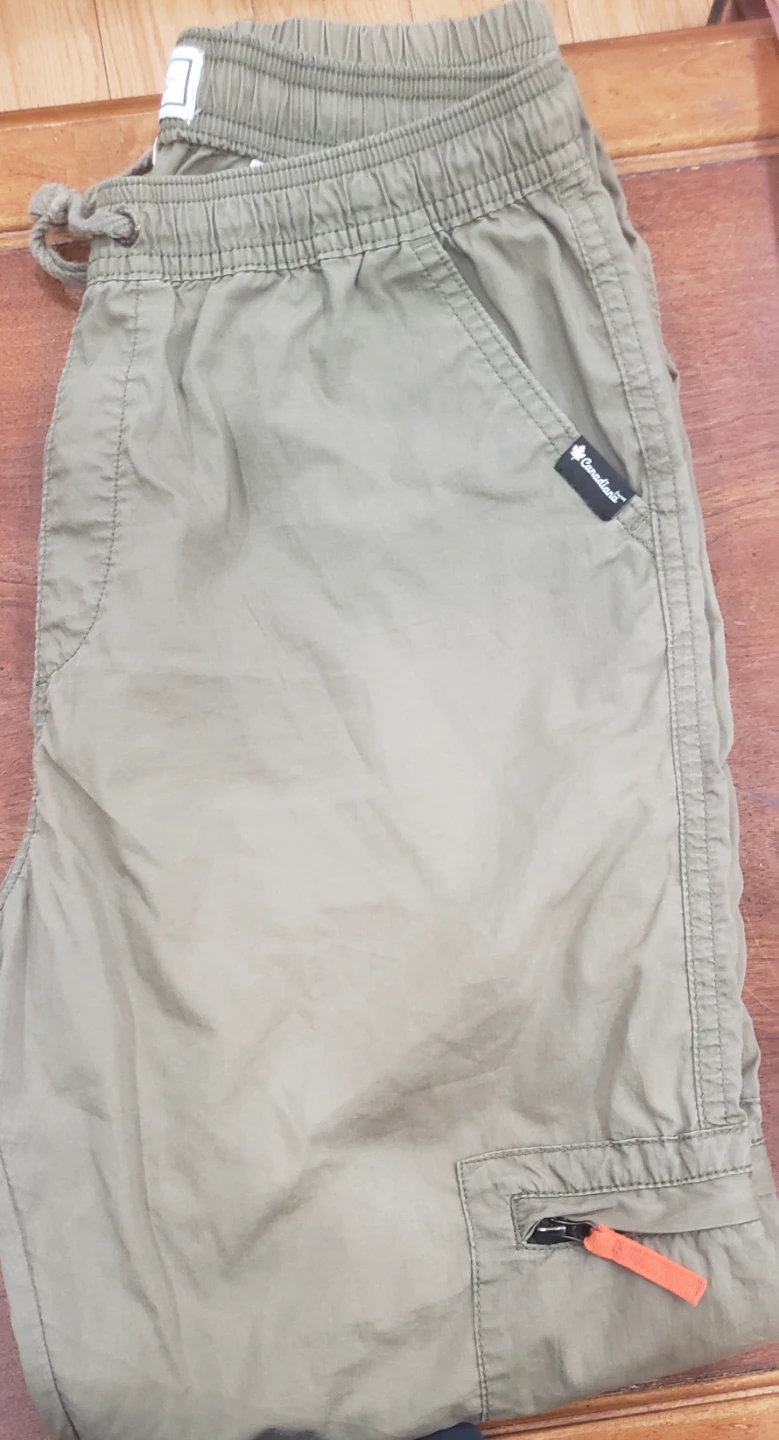 S.T. Knit Wear Yellow Axe T-Shirt and Khaki Cargo Pants Set - photo 3
