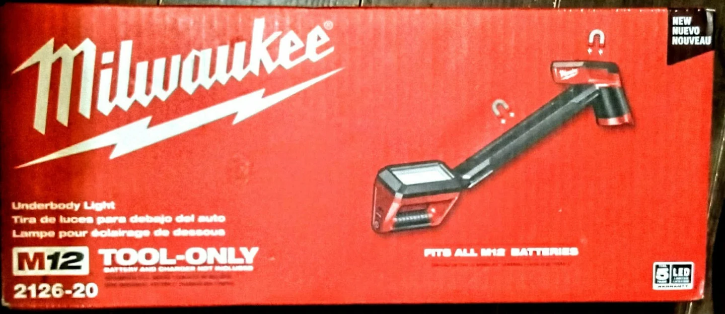 Milwaukee M12 Underbody Light 2126-20 (Tool Only)