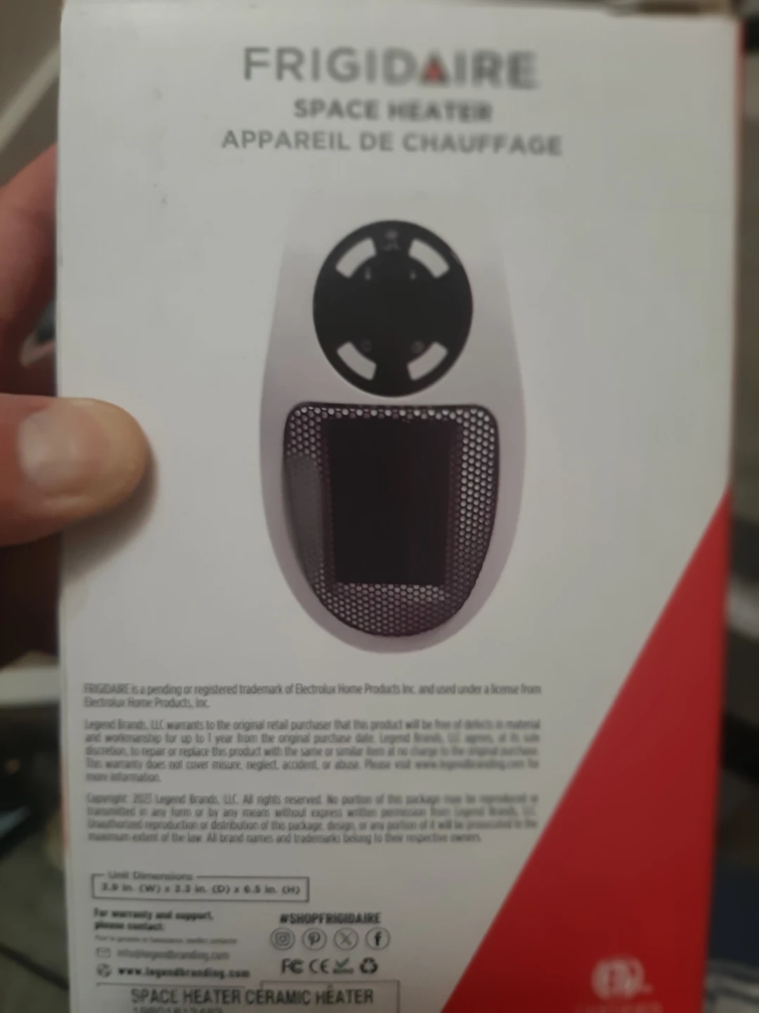 Frigidaire Space Heater - photo 2