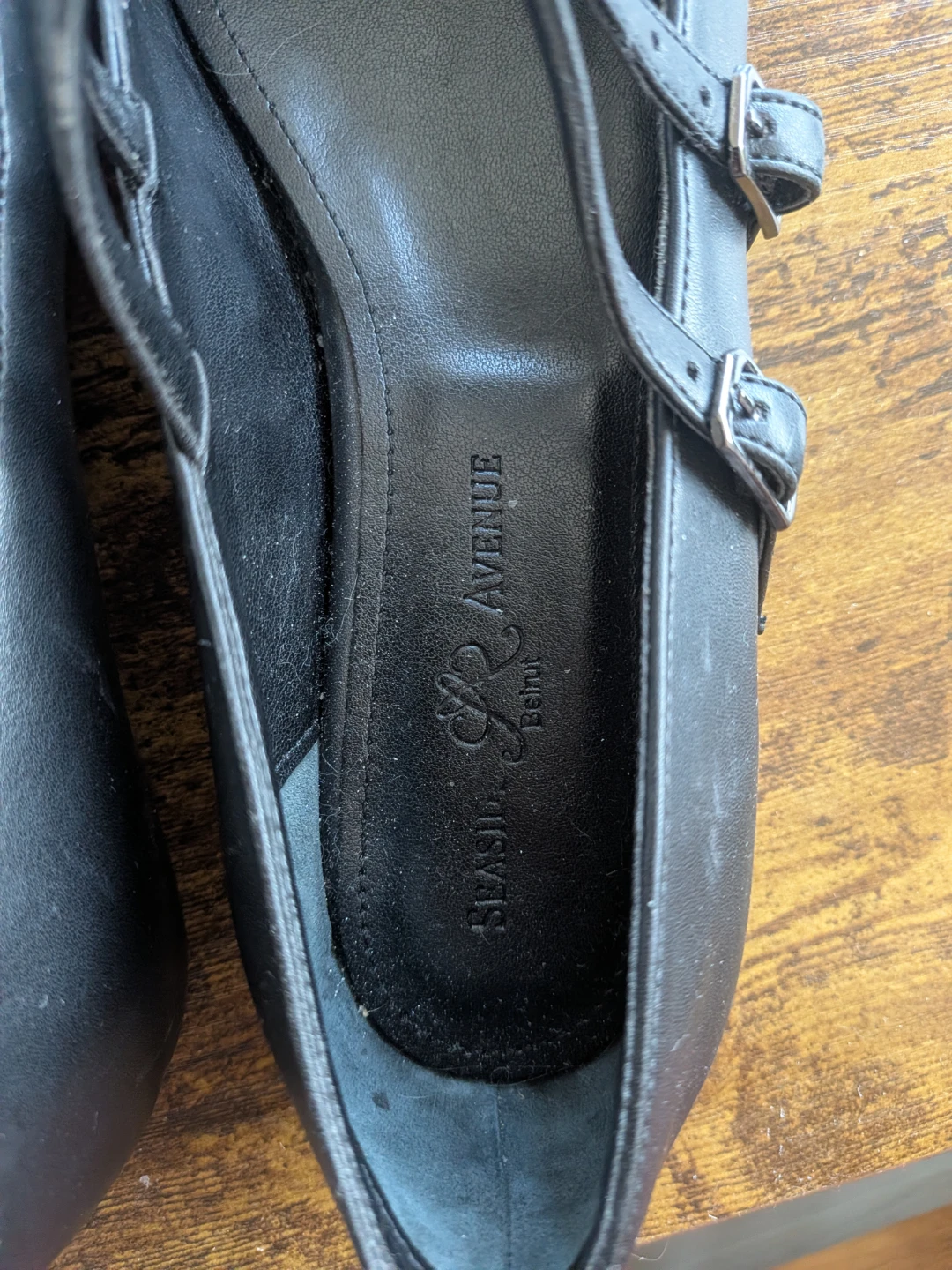Seaside Avenue Women's Black Mary Jane Shoes Size 38 - photo 2