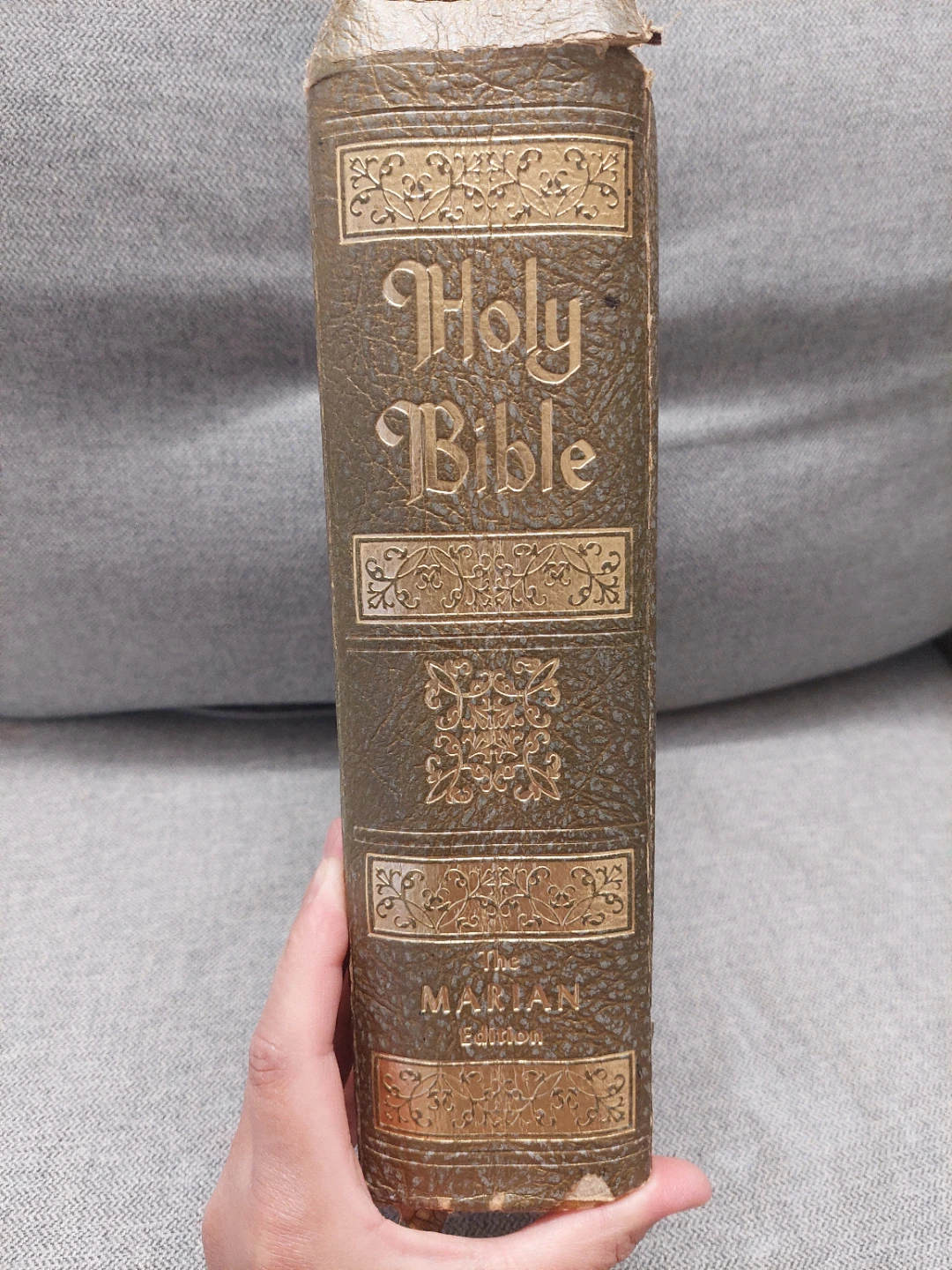 Antique Catholic Holy Bible - photo 2