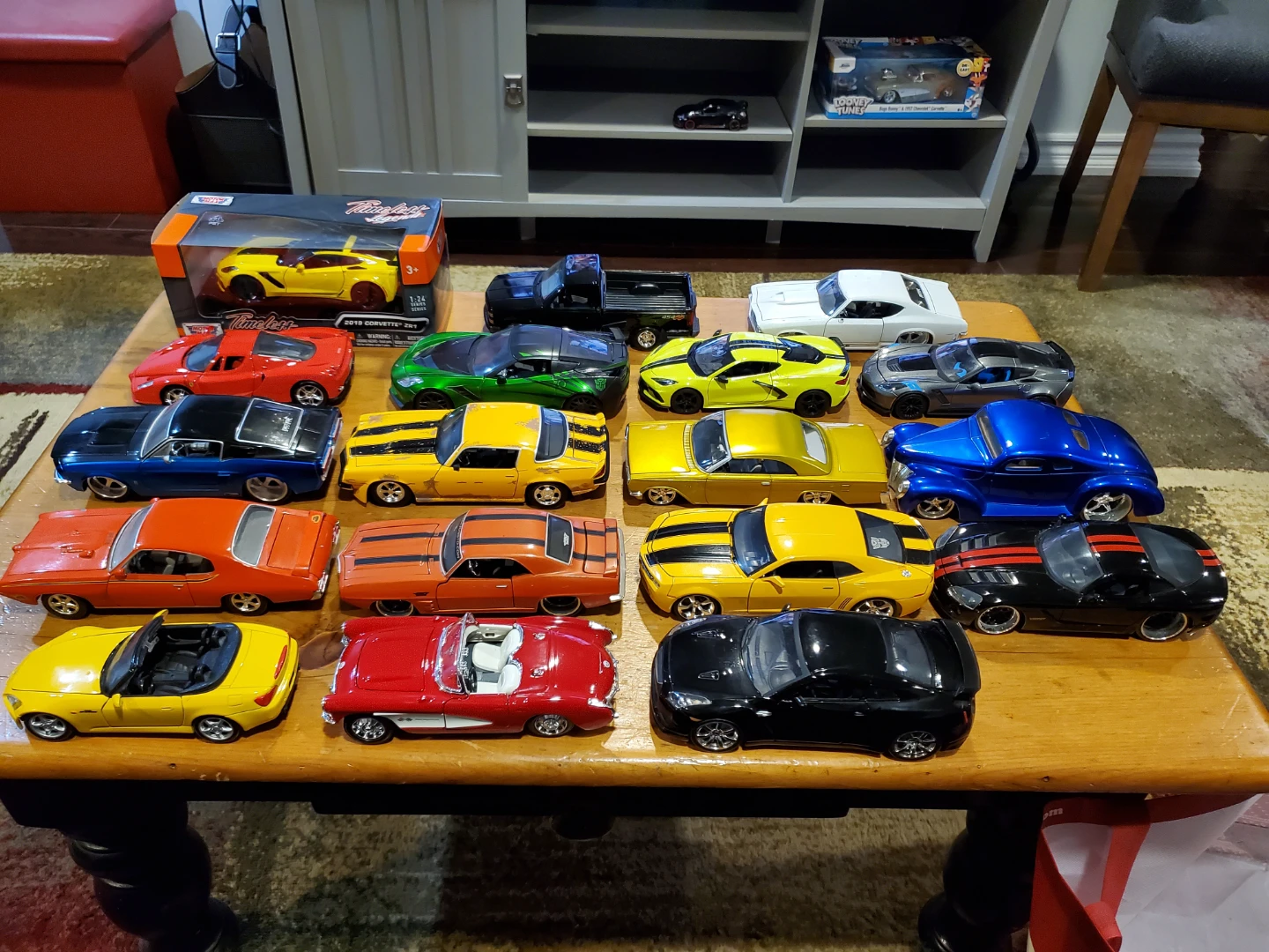 Assorted Die-Cast Toy Cars