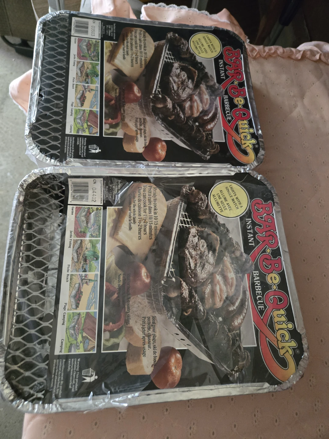 BAR-Be-Quick Instant Barbecue Trays (Set of 2)