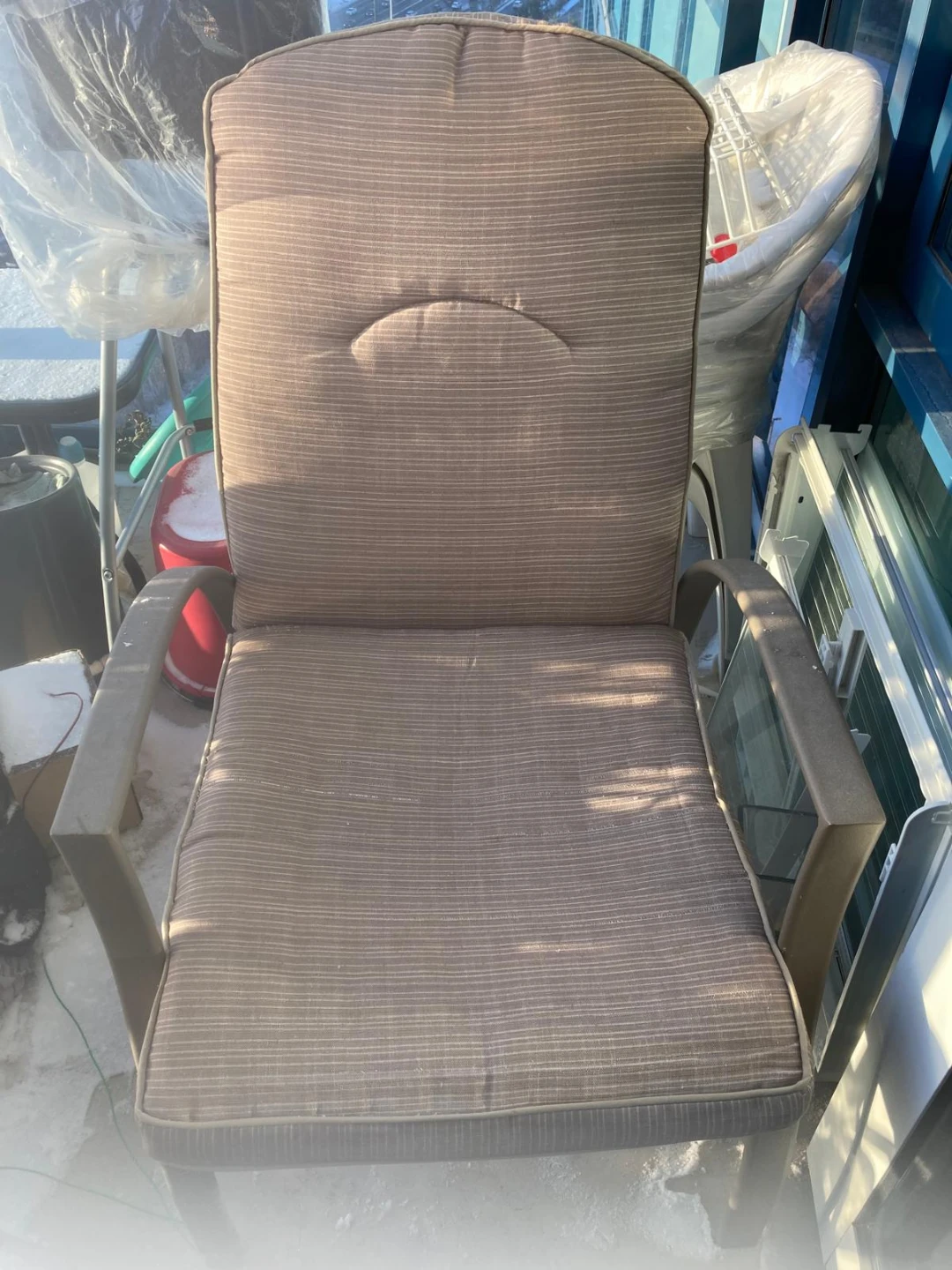 Outdoor Chair with Cushions